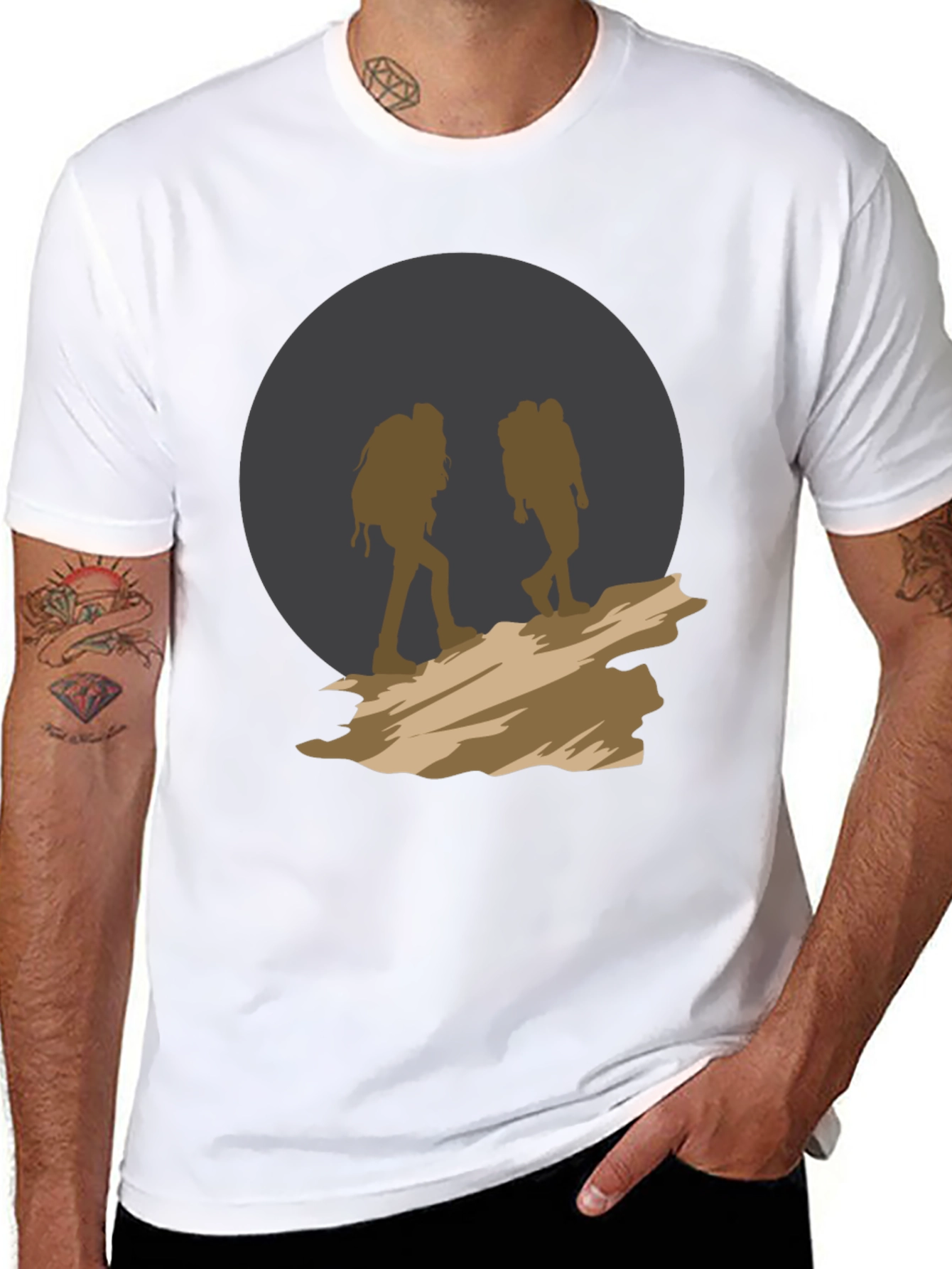 Hiking Silhouette Graphic Tee