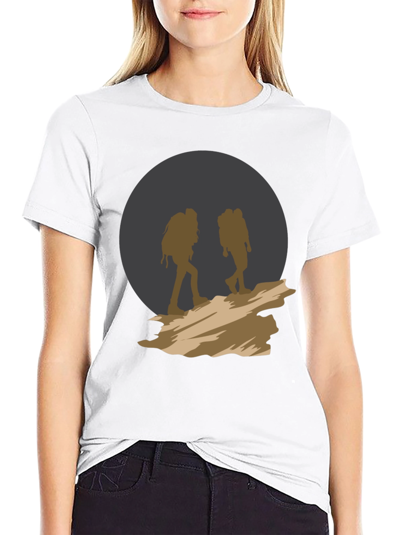 Hiking Silhouette Graphic Tee