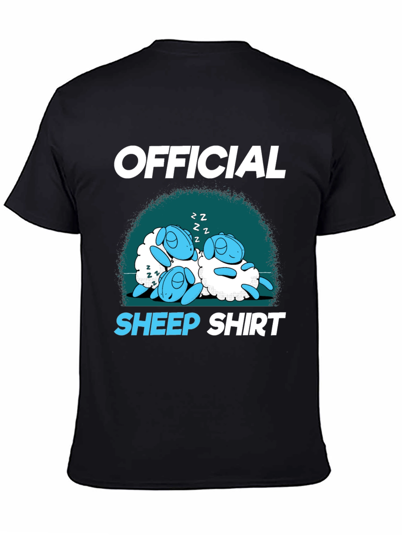Official Sheep Shirt - Sleeping Cartoon Lambs
