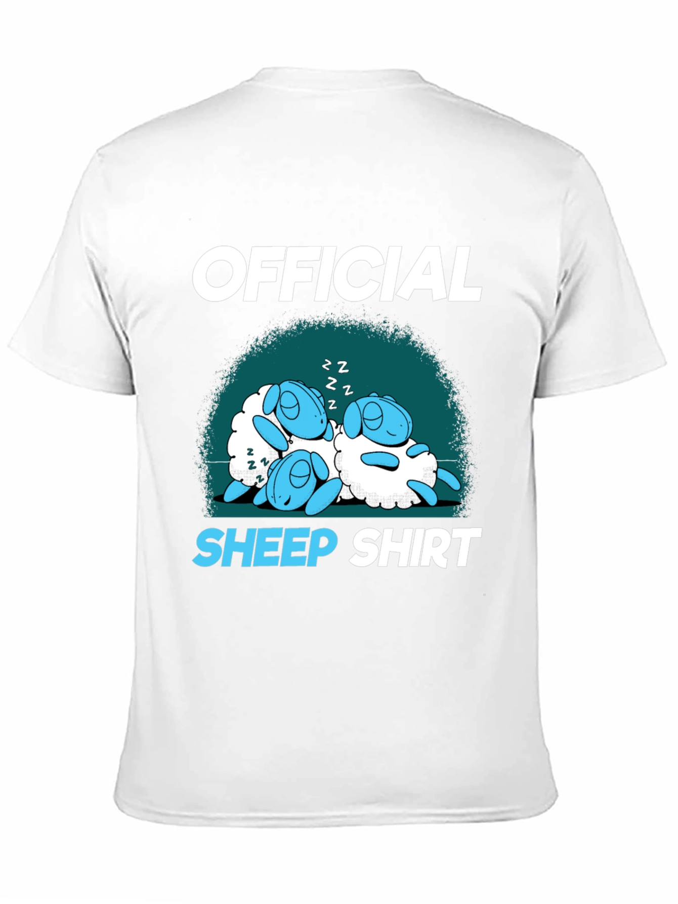 Official Sheep Shirt - Sleeping Cartoon Lambs