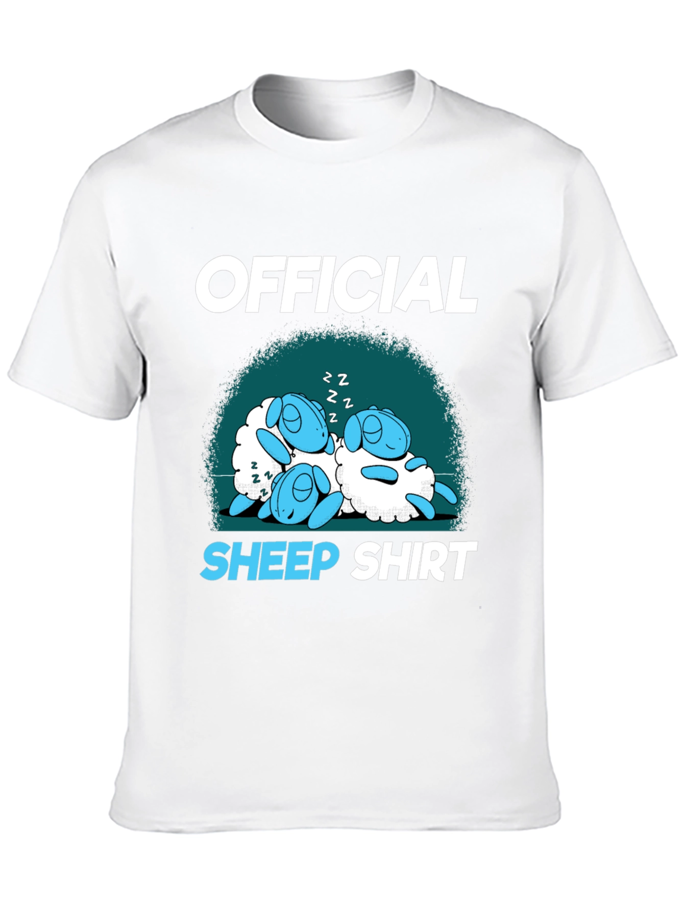 Official Sheep Shirt - Sleeping Cartoon Lambs