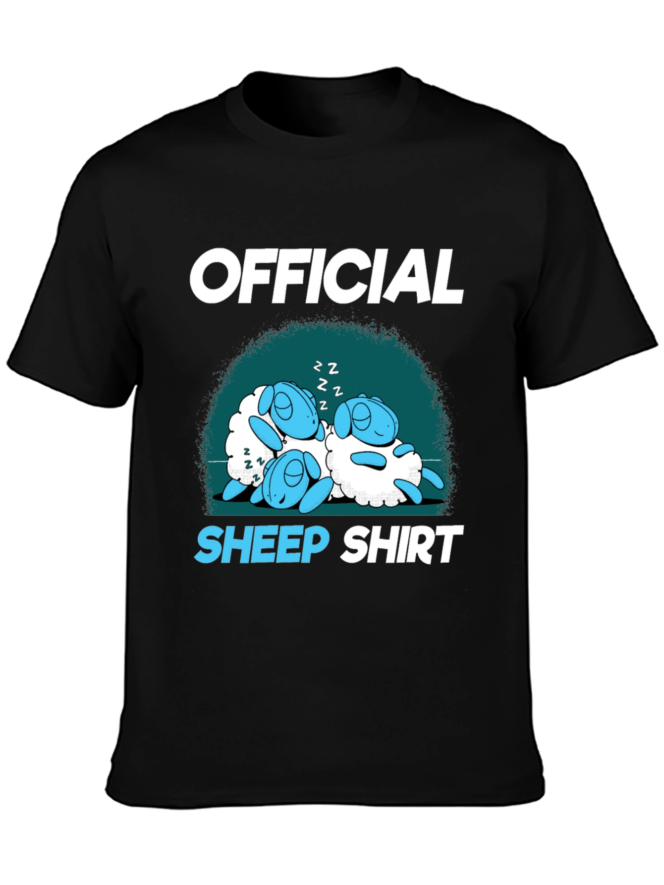 Official Sheep Shirt - Sleeping Cartoon Lambs