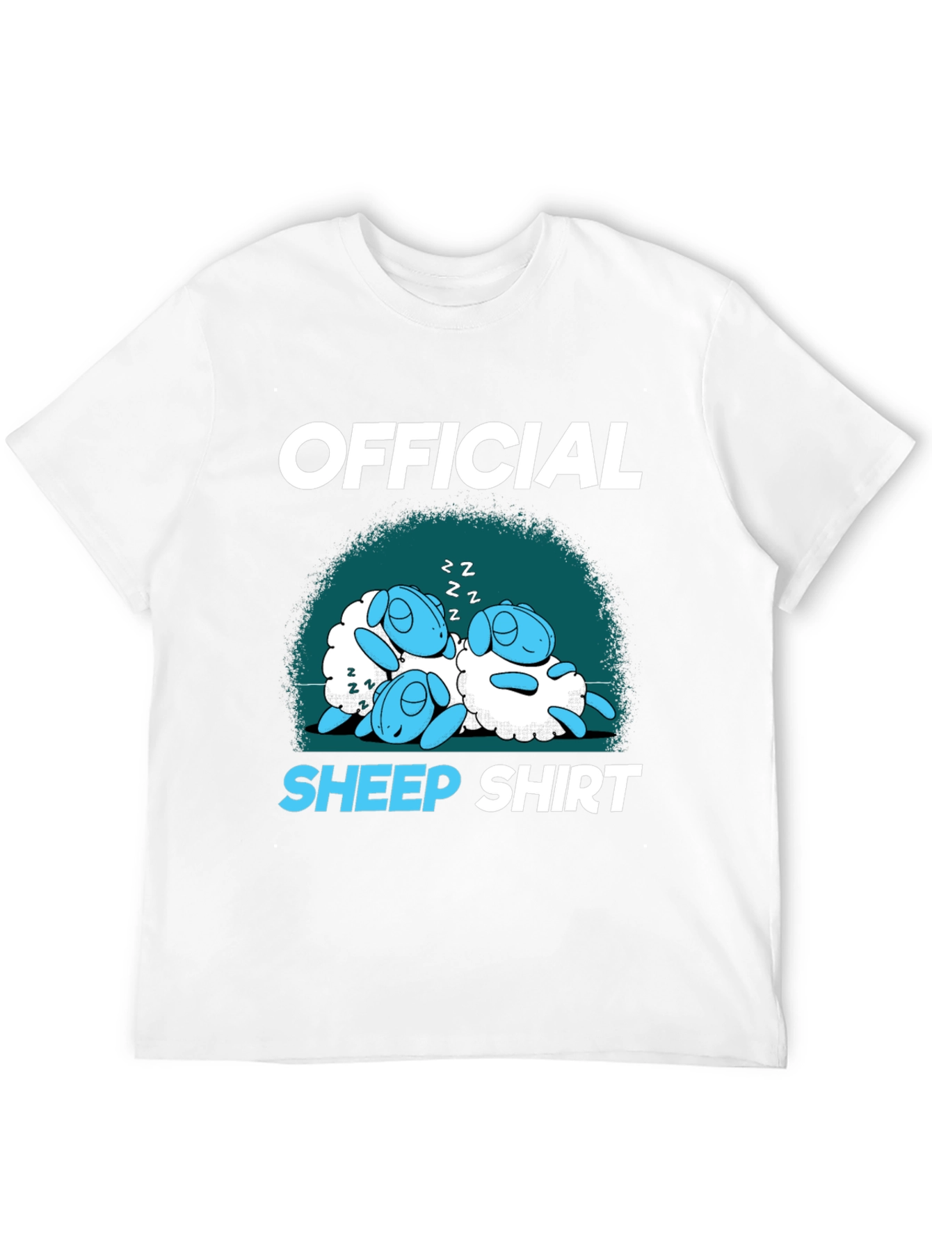 Official Sheep Shirt - Sleeping Cartoon Lambs