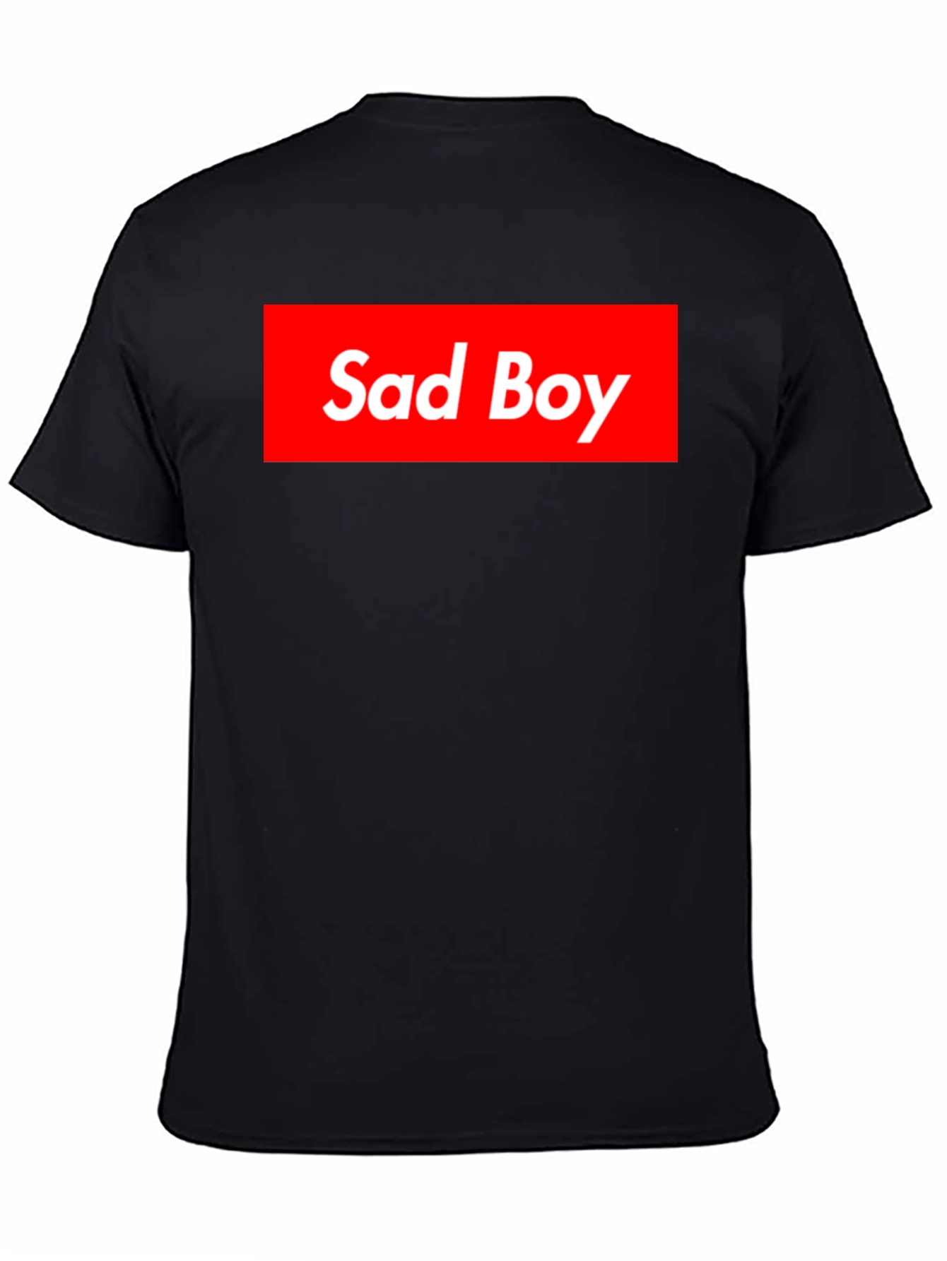 Sad Boy Graphic Tee - Red Box Logo