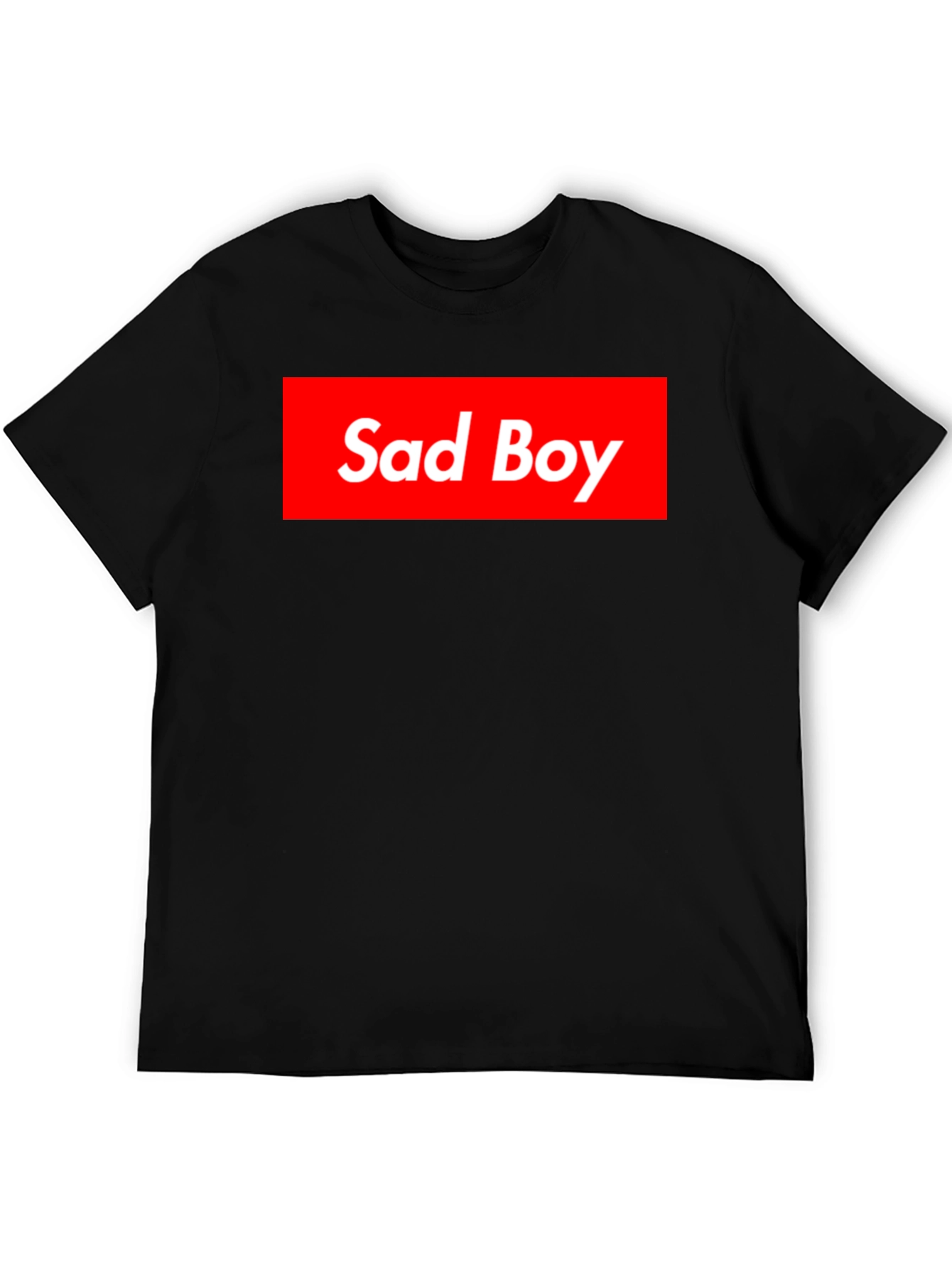 Sad Boy Graphic Tee - Red Box Logo