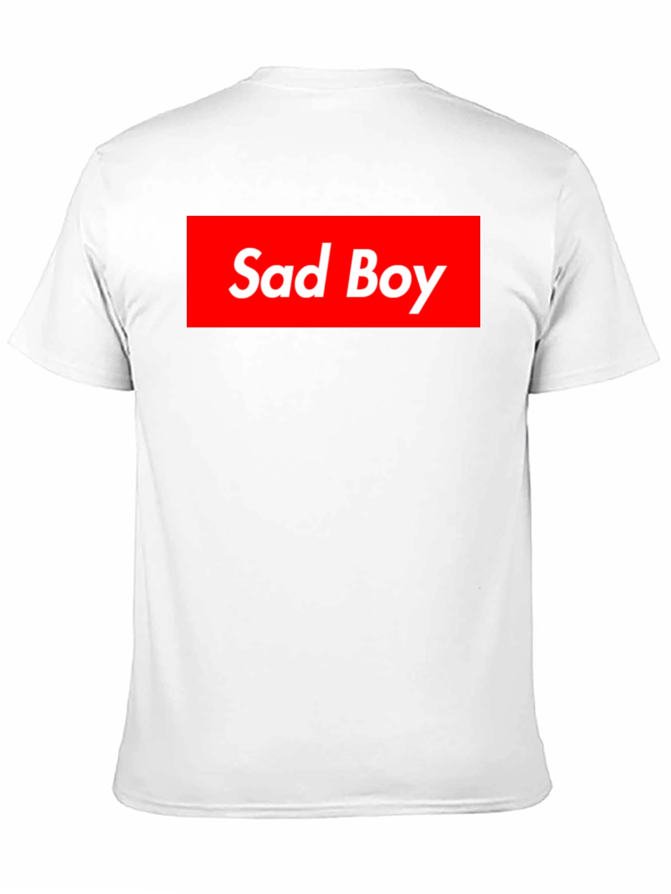 Sad Boy Graphic Tee - Red Box Logo