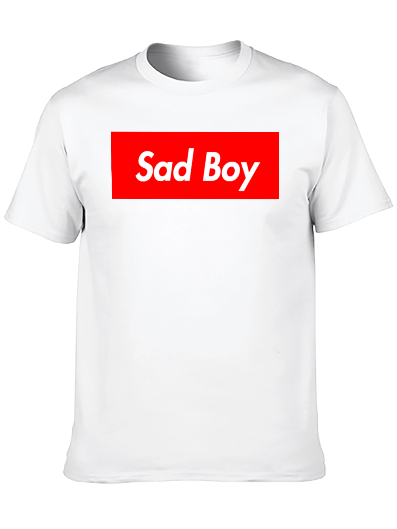 Sad Boy Graphic Tee - Red Box Logo