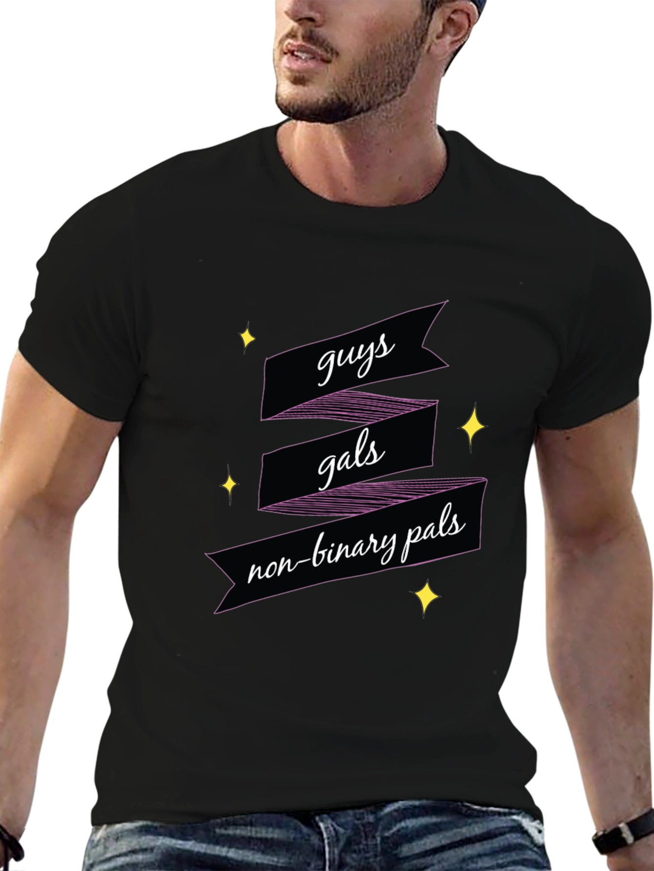 Guys Gals Non-Binary Pals Graphic Tee