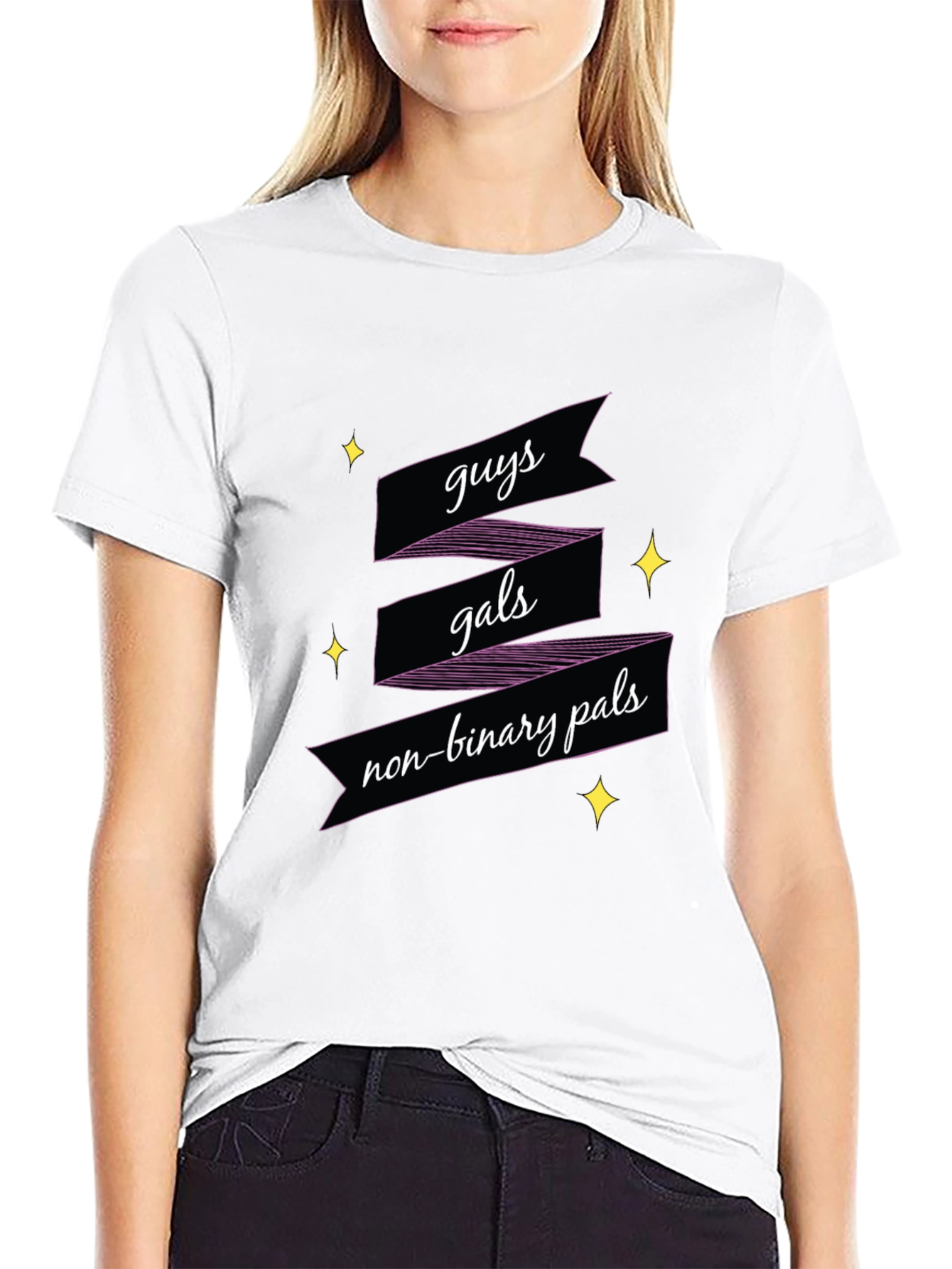 Guys Gals Non-Binary Pals Graphic Tee