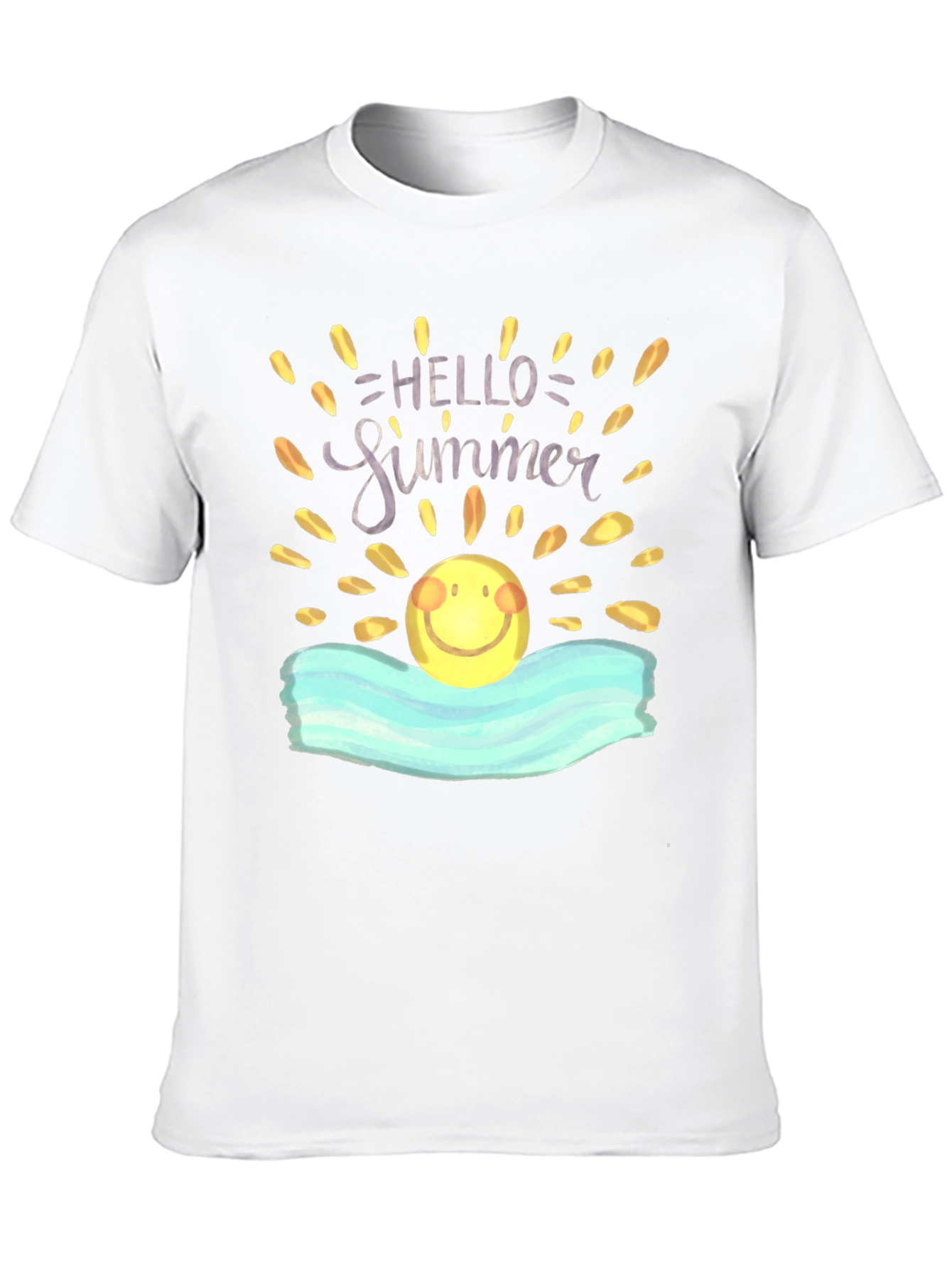 Hello Summer Graphic T-Shirt - Beach Ready!