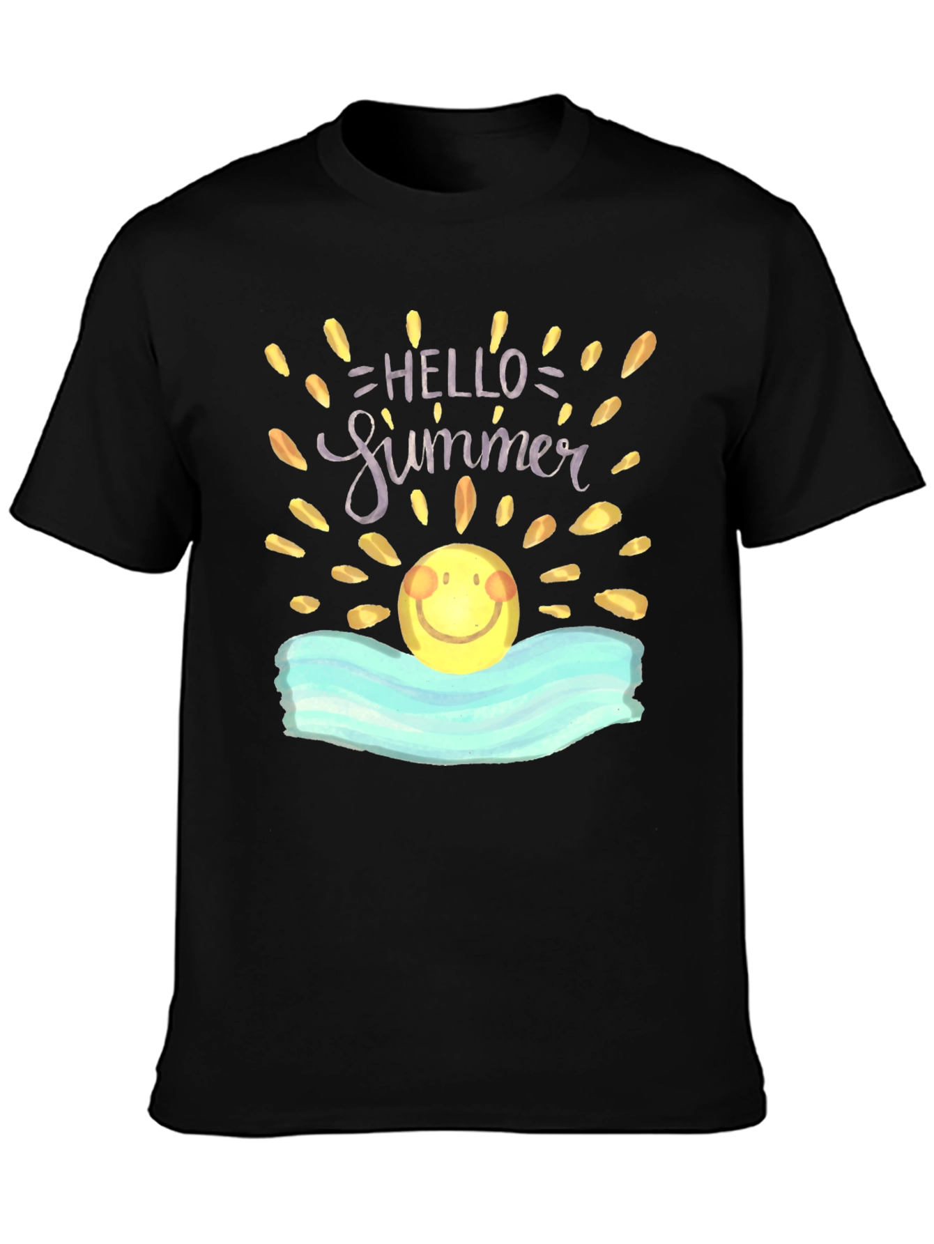 Hello Summer Graphic T-Shirt - Beach Ready!