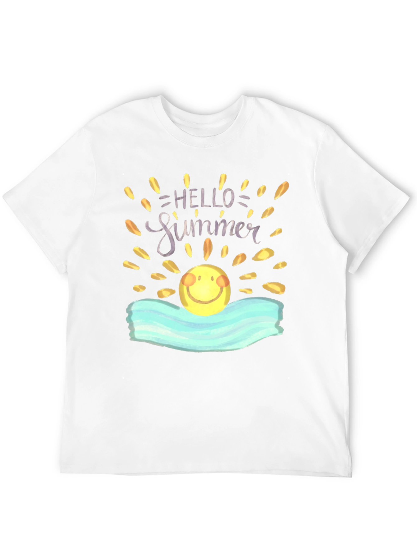 Hello Summer Graphic T-Shirt - Beach Ready!