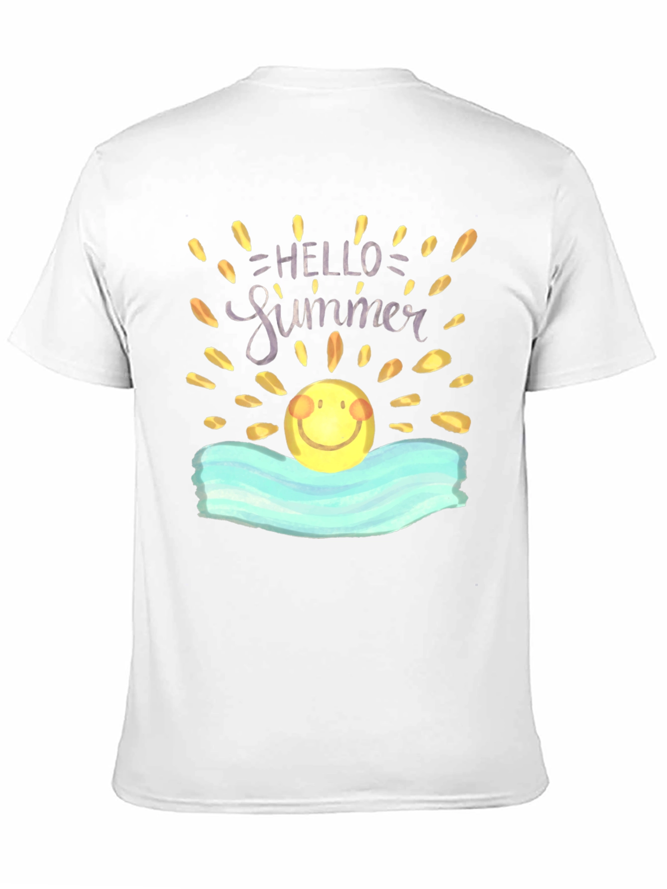 Hello Summer Graphic T-Shirt - Beach Ready!