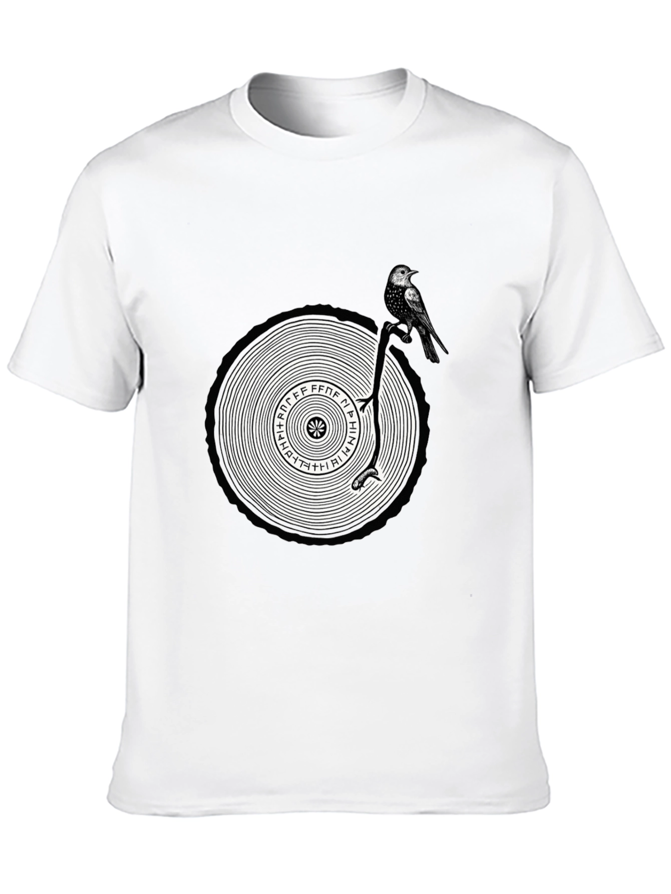 Mystic Bird Tree Ring Graphic Tee