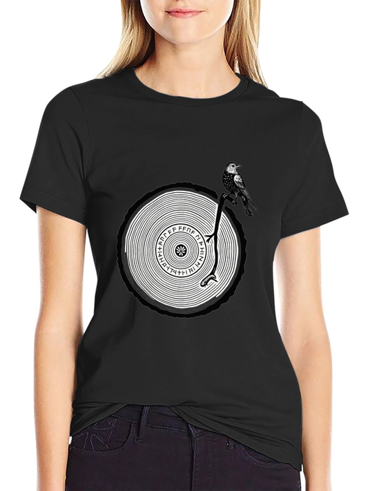Mystic Bird Tree Ring Graphic Tee