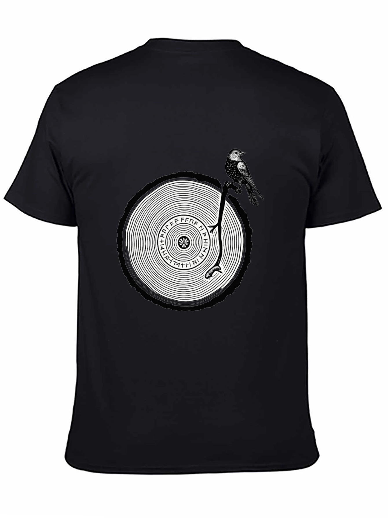 Mystic Bird Tree Ring Graphic Tee