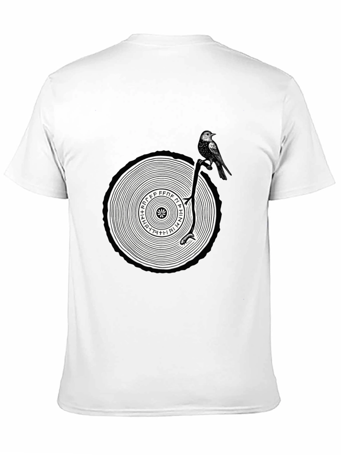 Mystic Bird Tree Ring Graphic Tee