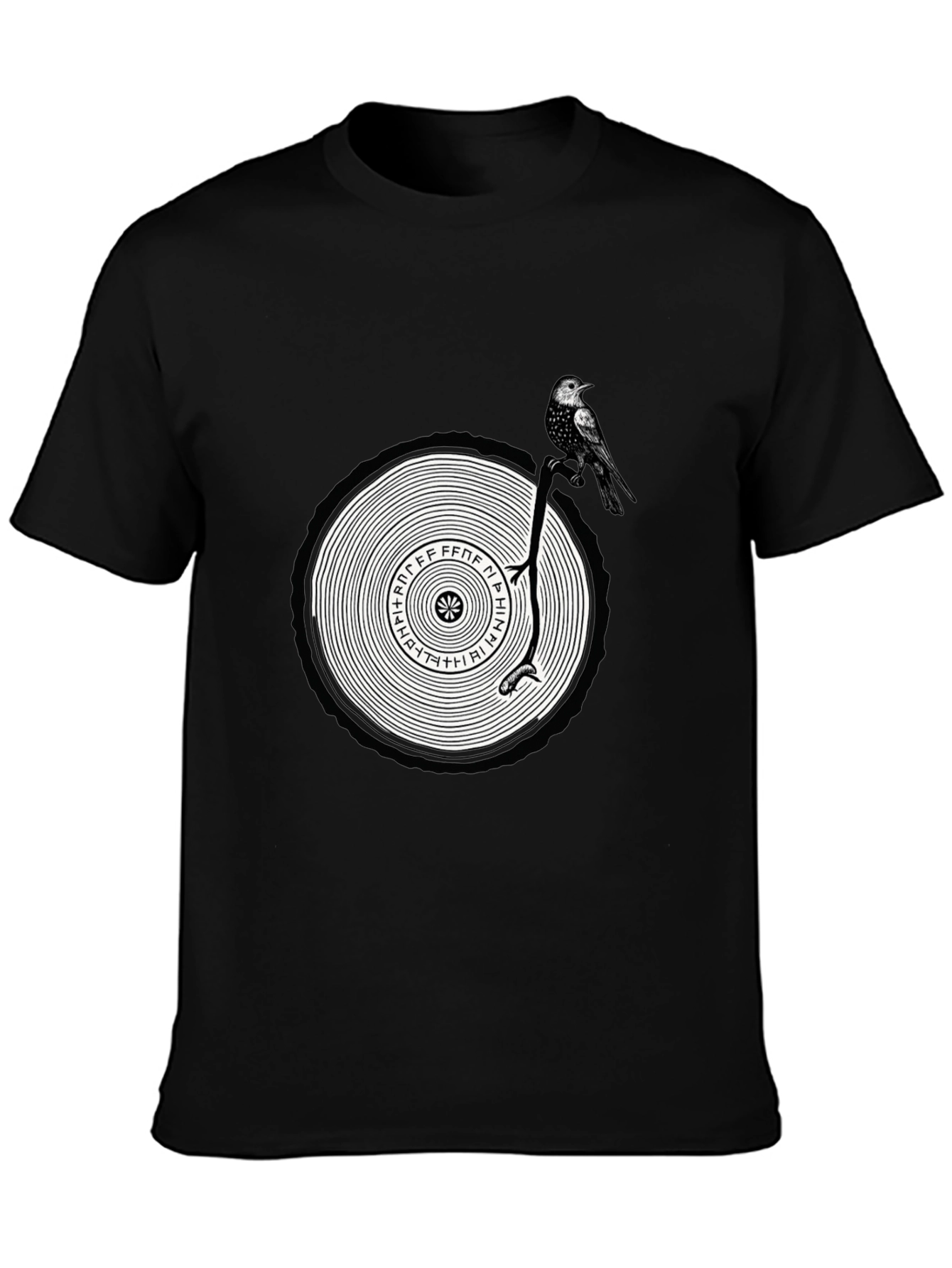Mystic Bird Tree Ring Graphic Tee