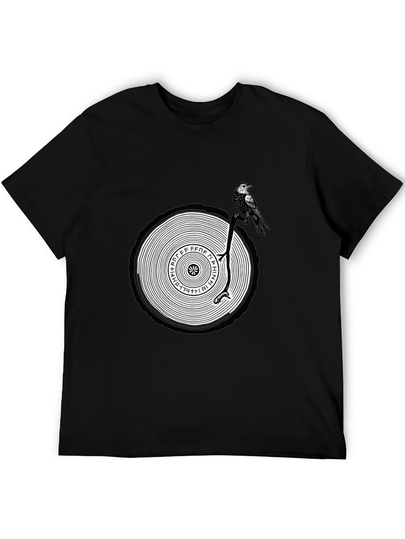 Mystic Bird Tree Ring Graphic Tee