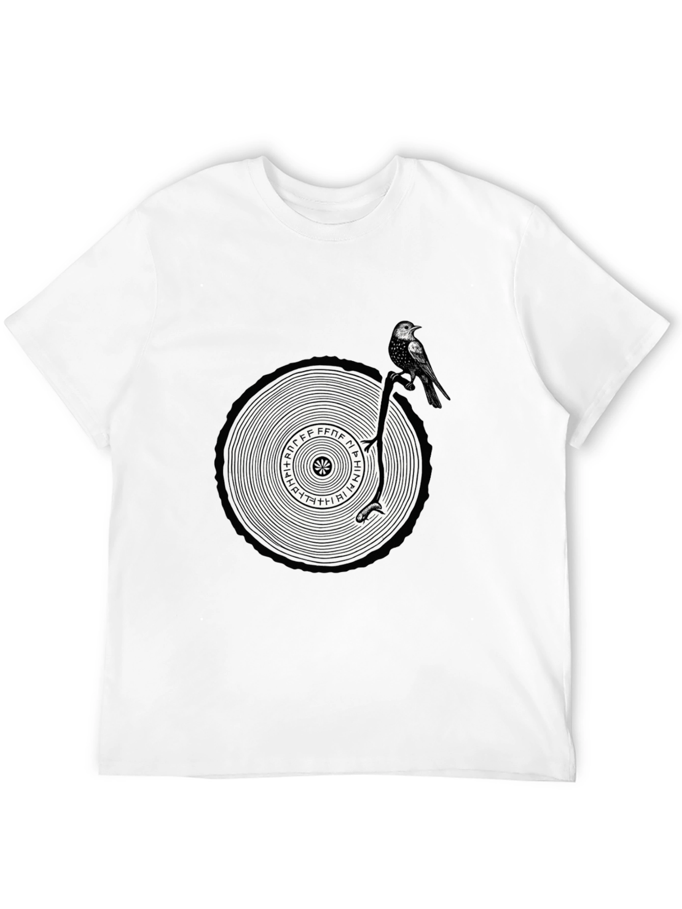 Mystic Bird Tree Ring Graphic Tee