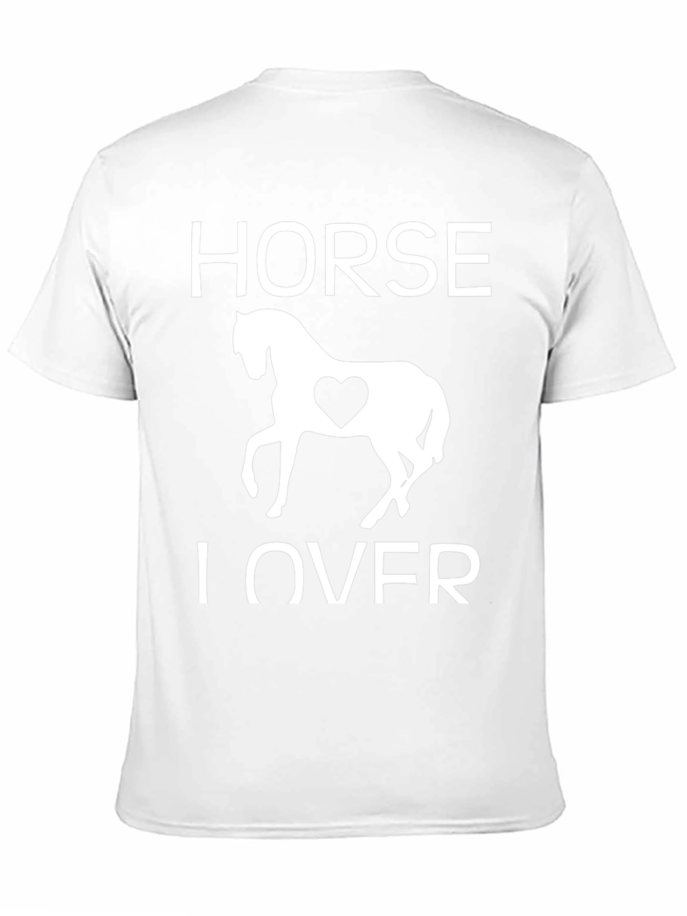 Horse Lover Graphic Tee - Black Cotton T-Shirt