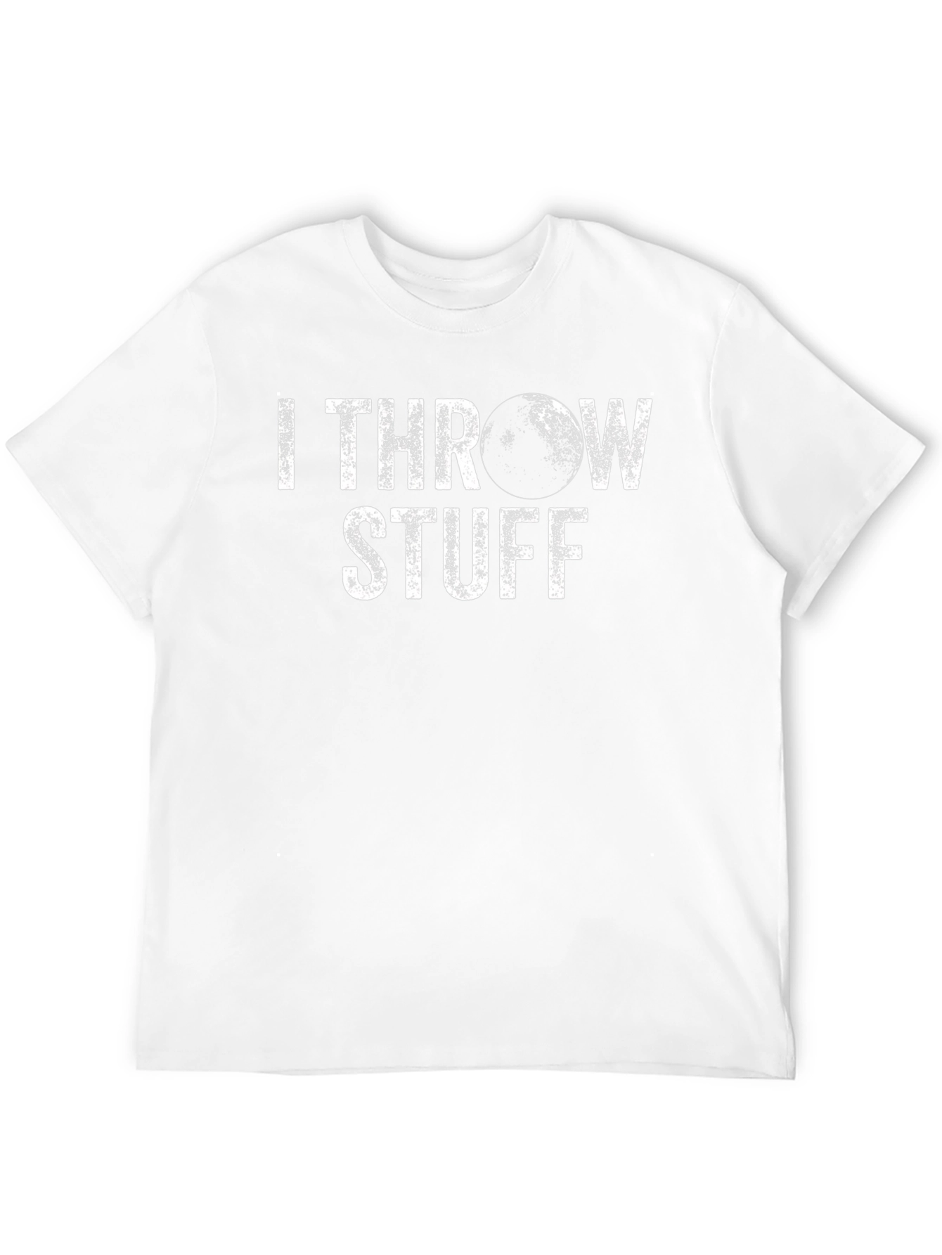 I Throw Stuff Graphic T-Shirt - Novelty Design