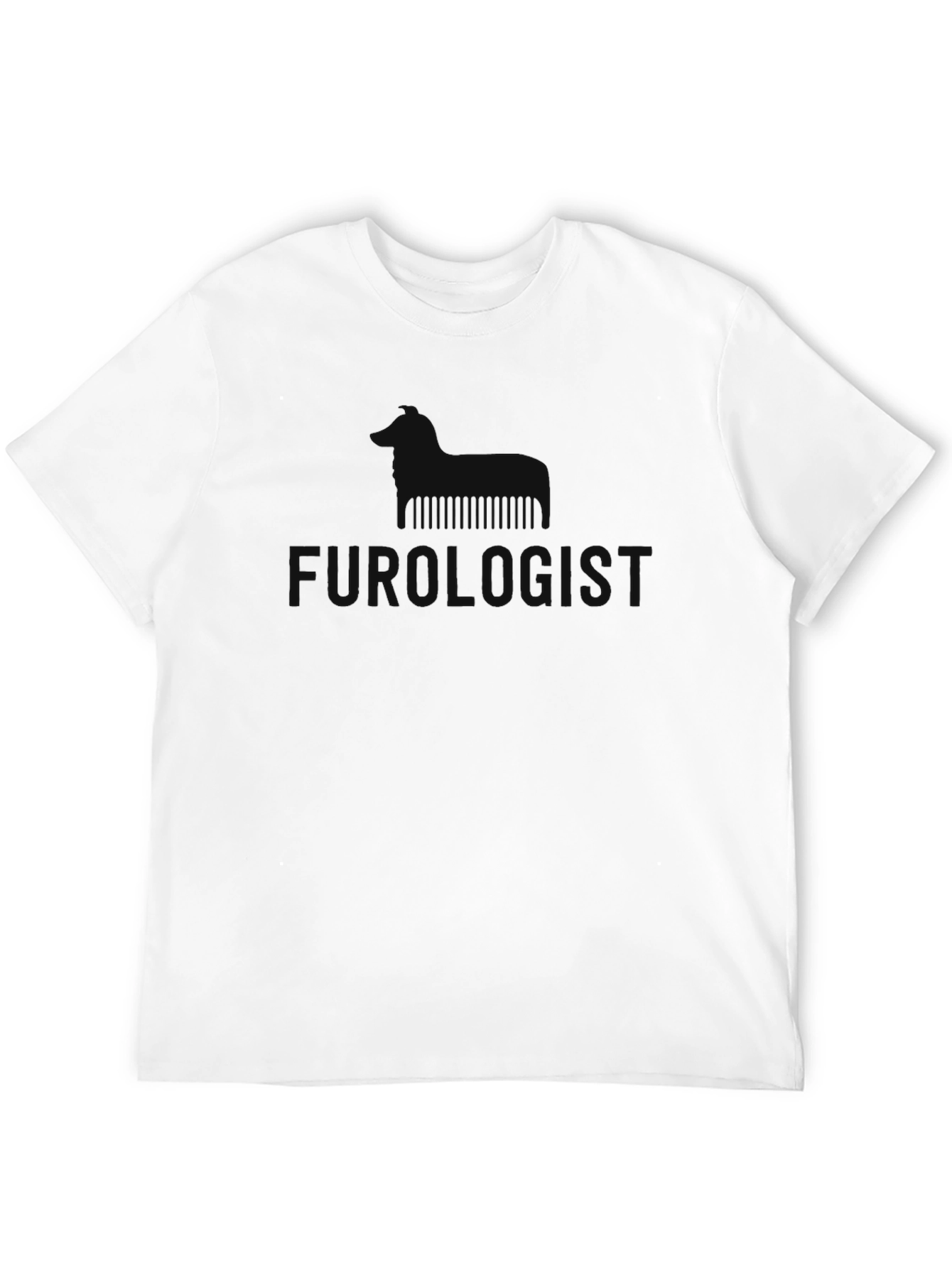 Furologist Dog Lover Black T-Shirt