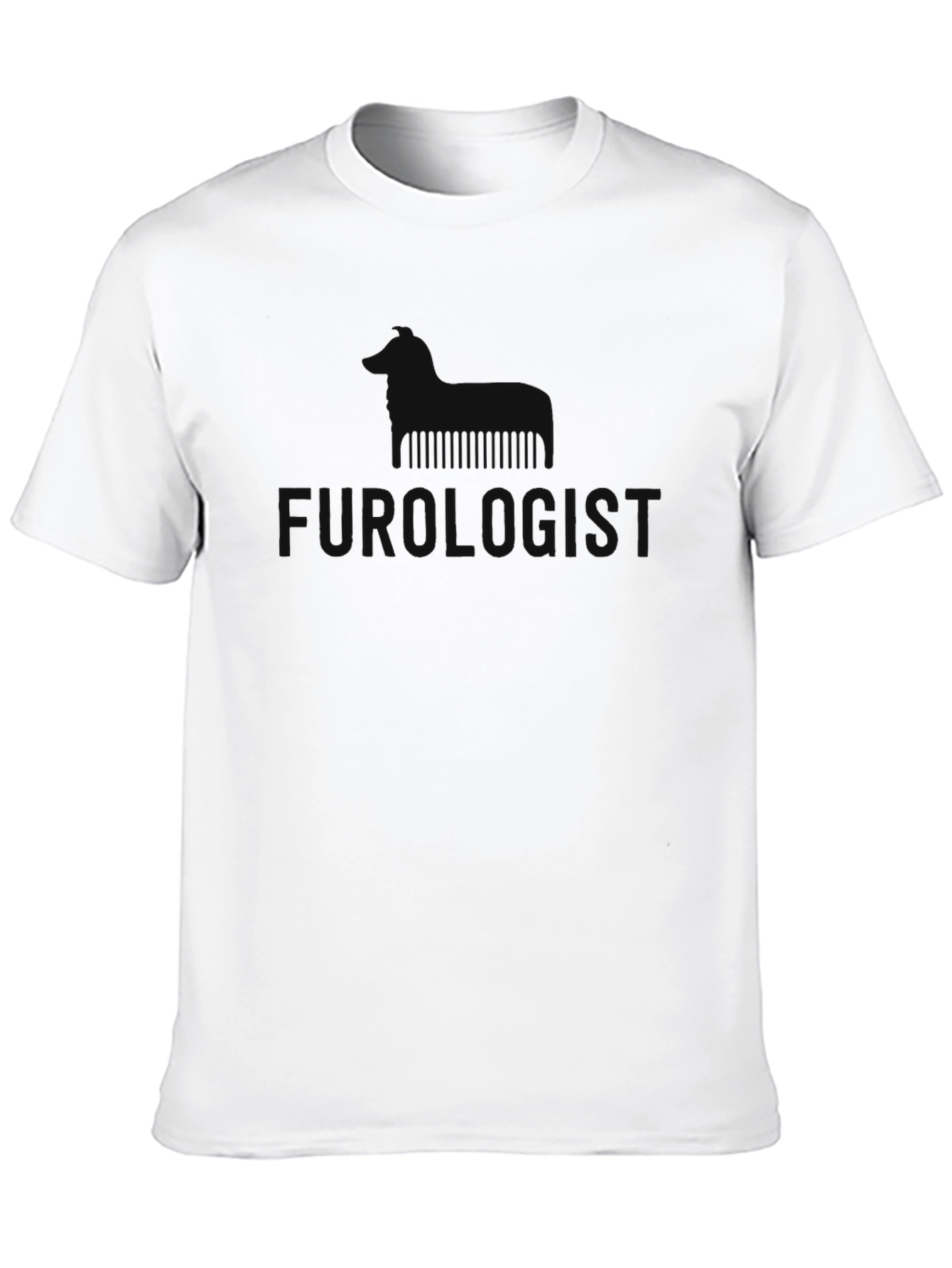 Furologist Dog Lover Black T-Shirt