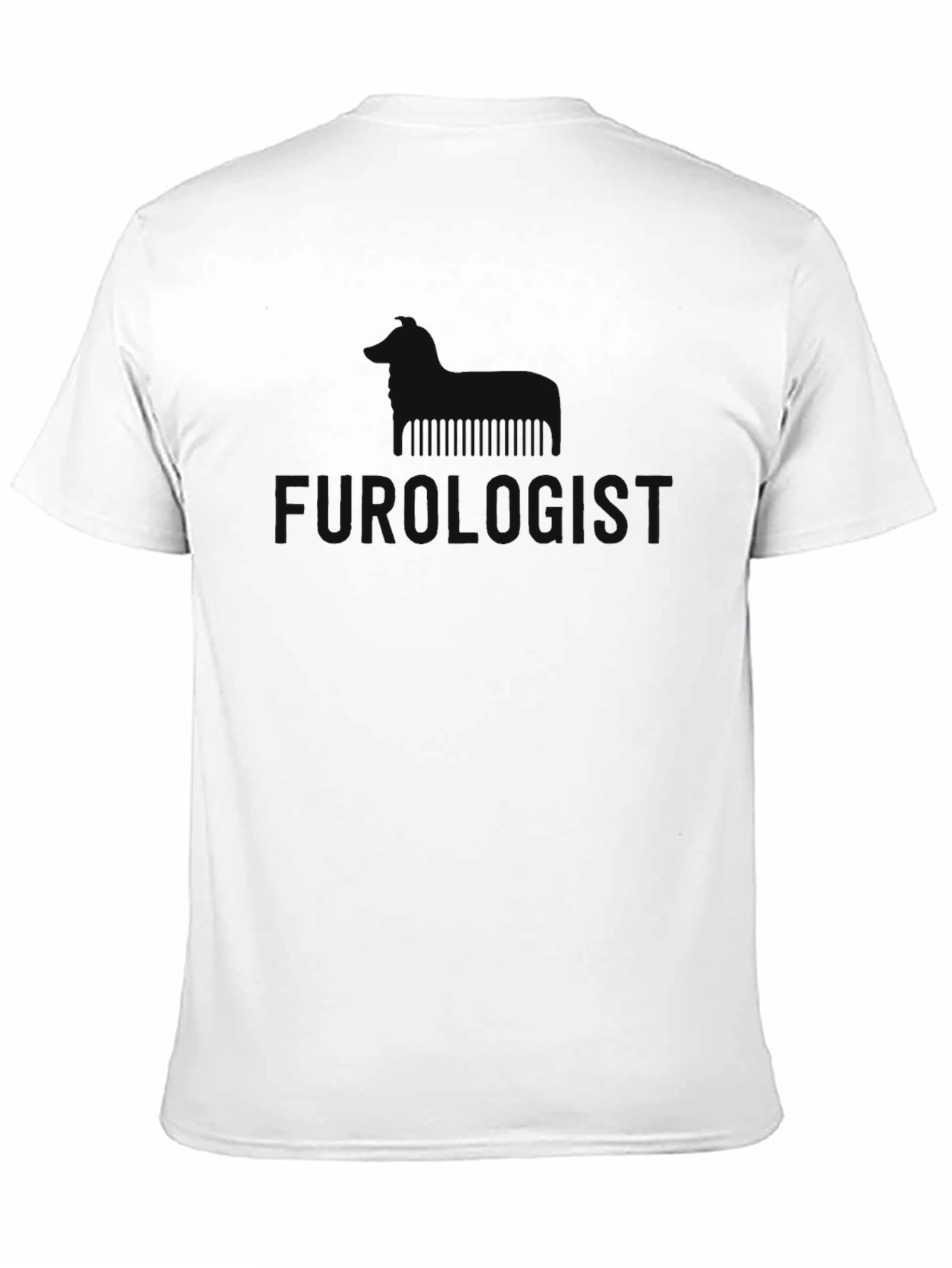 Furologist Dog Lover Black T-Shirt