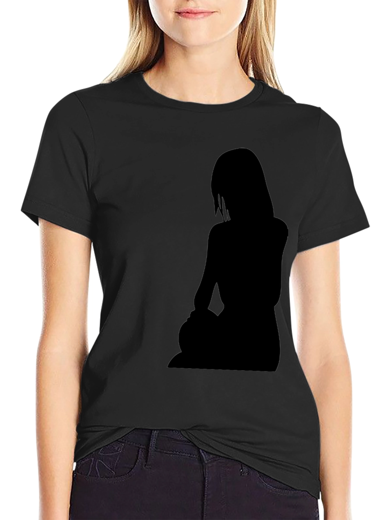 Silhouette Tee - Edgy Graphic Print