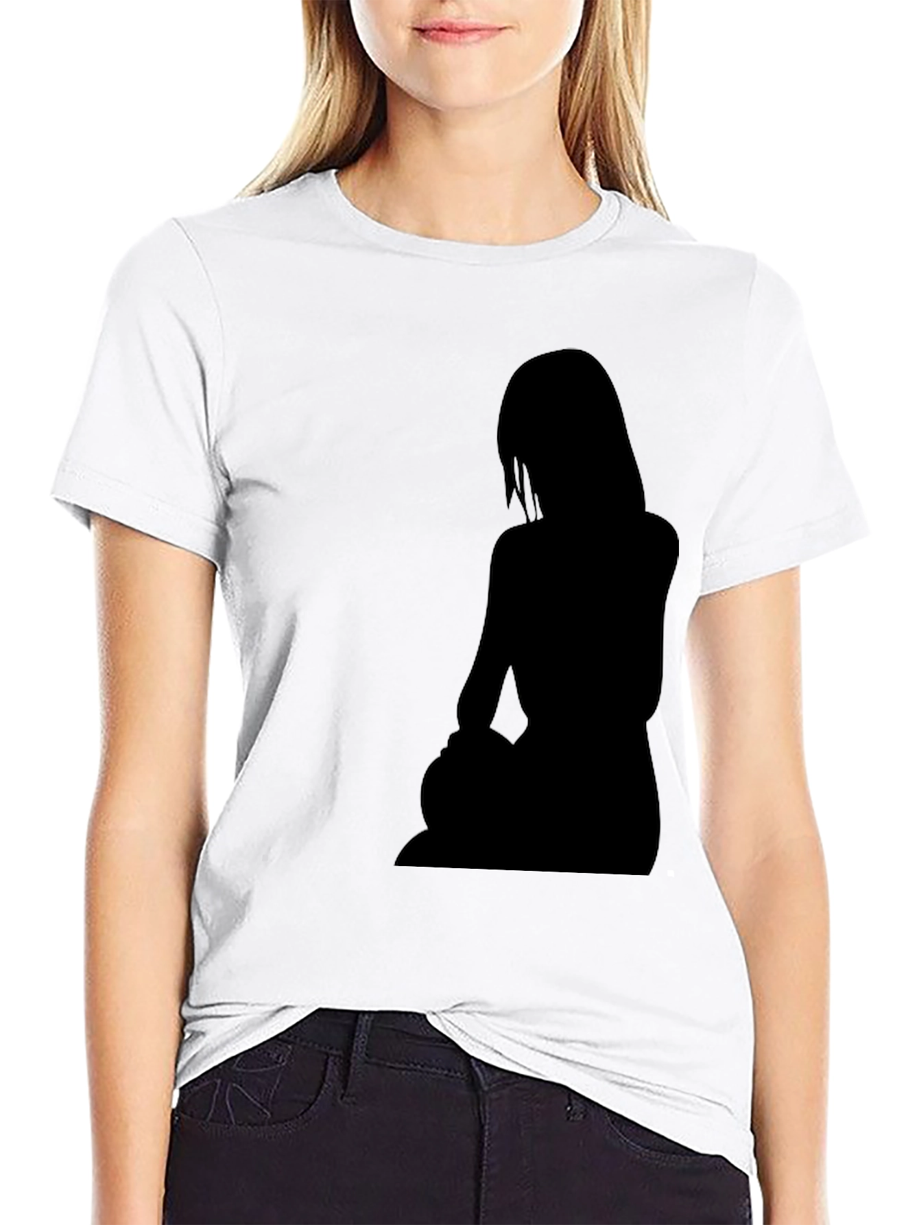 Silhouette Tee - Edgy Graphic Print