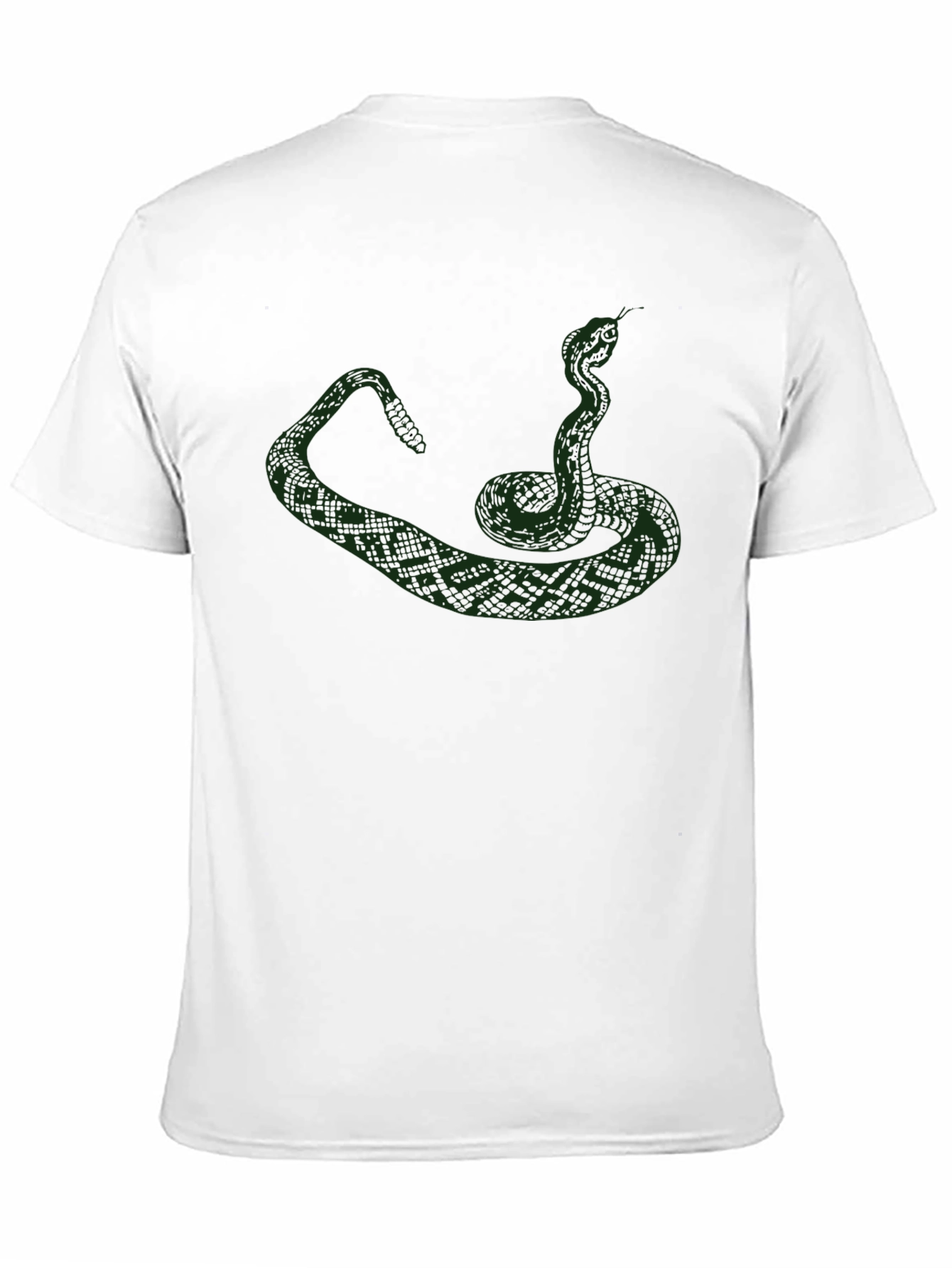 Snake Graphic Tee - Mens Black T-Shirt