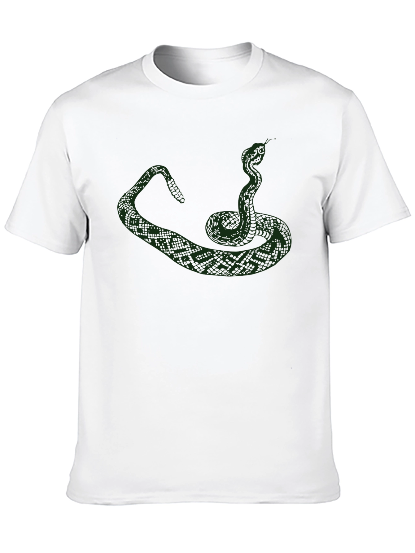 Snake Graphic Tee - Mens Black T-Shirt
