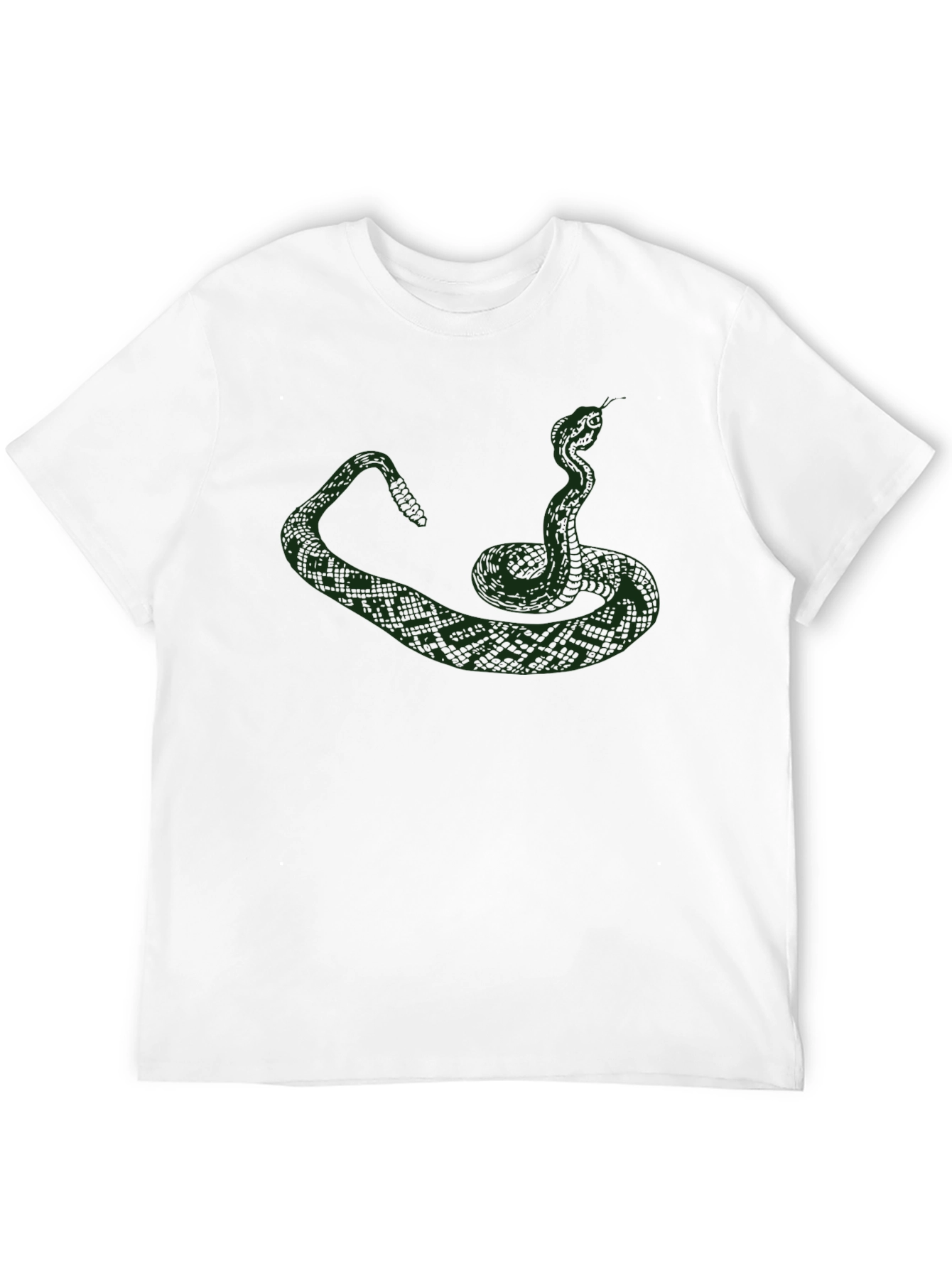 Snake Graphic Tee - Mens Black T-Shirt