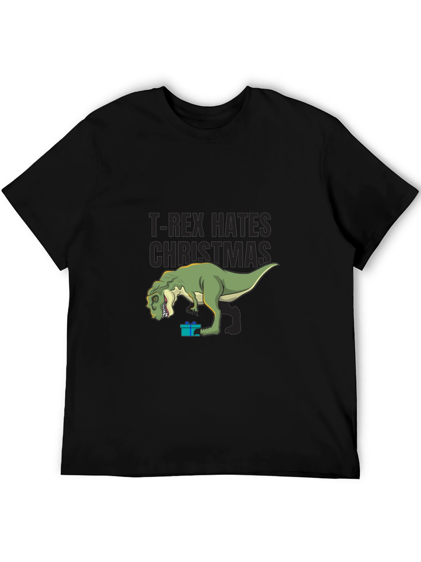 T-Rex Hates Christmas T-Shirt - Funny Dino Holiday Tee