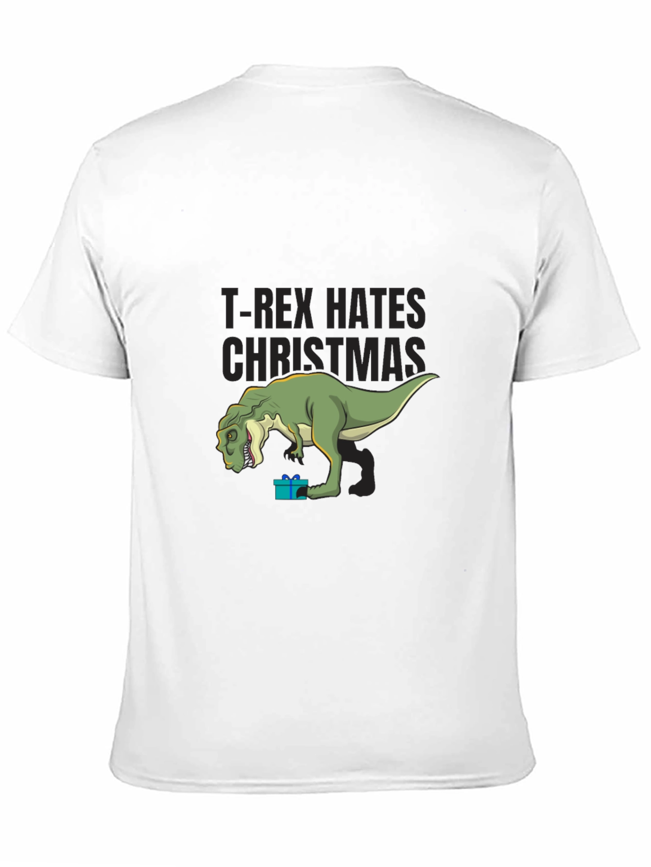 T-Rex Hates Christmas T-Shirt - Funny Dino Holiday Tee