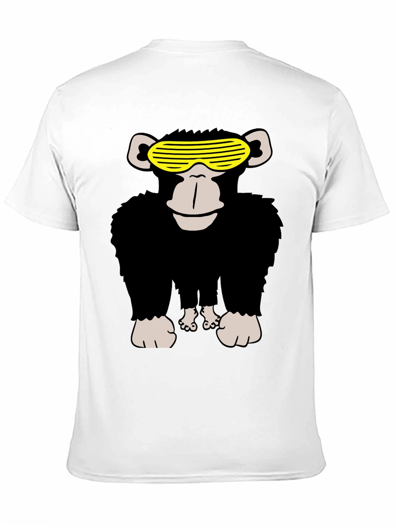 Cool Monkey Graphic Tee - Mens Black T-Shirt