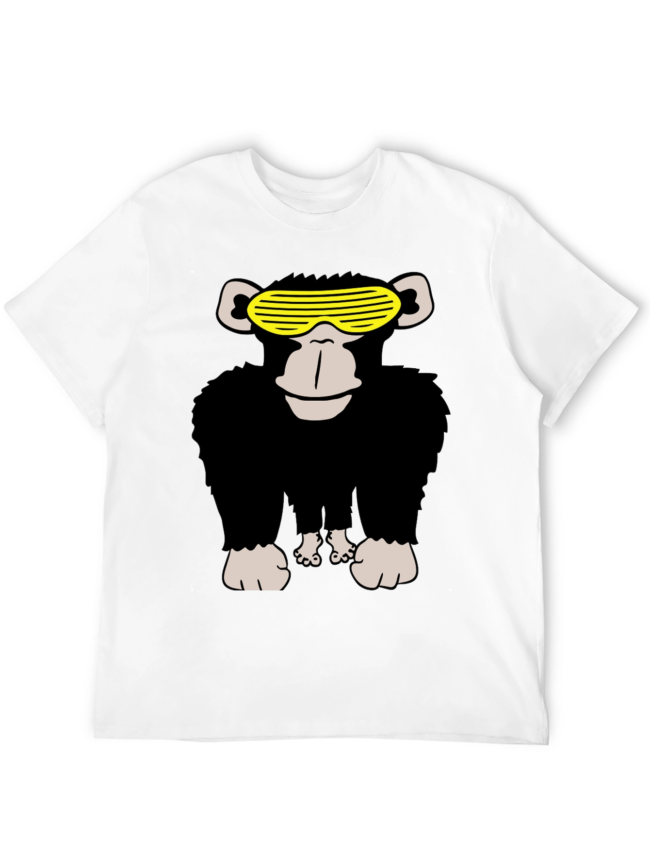 Cool Monkey Graphic Tee - Mens Black T-Shirt