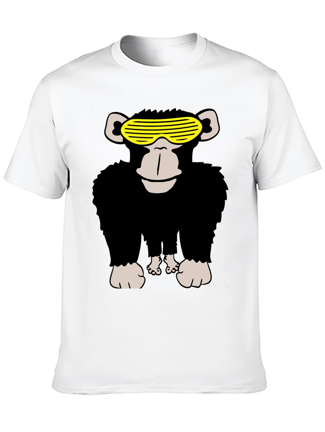 Cool Monkey Graphic Tee - Mens Black T-Shirt