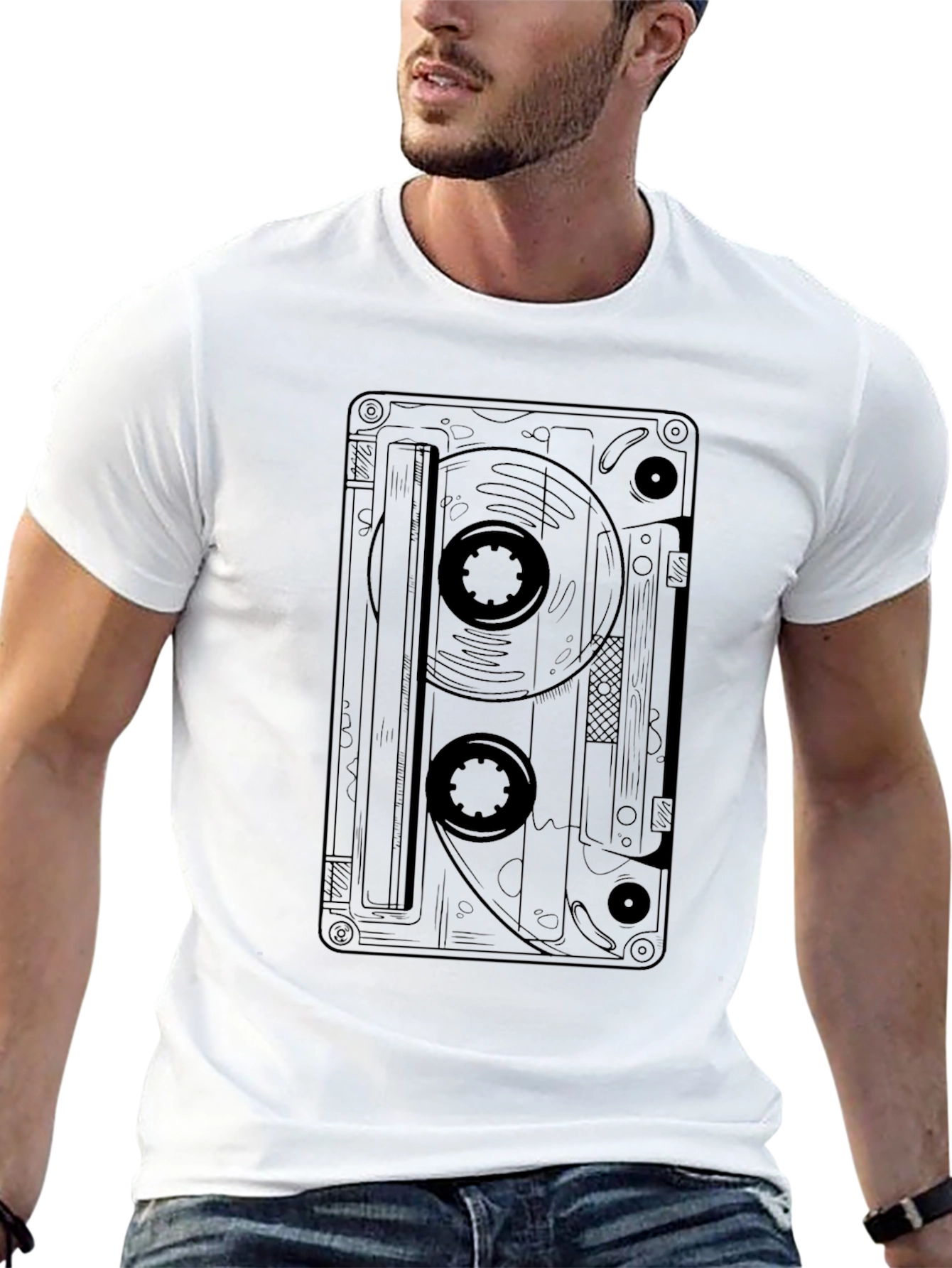 Cassette Tape Graphic T-Shirt