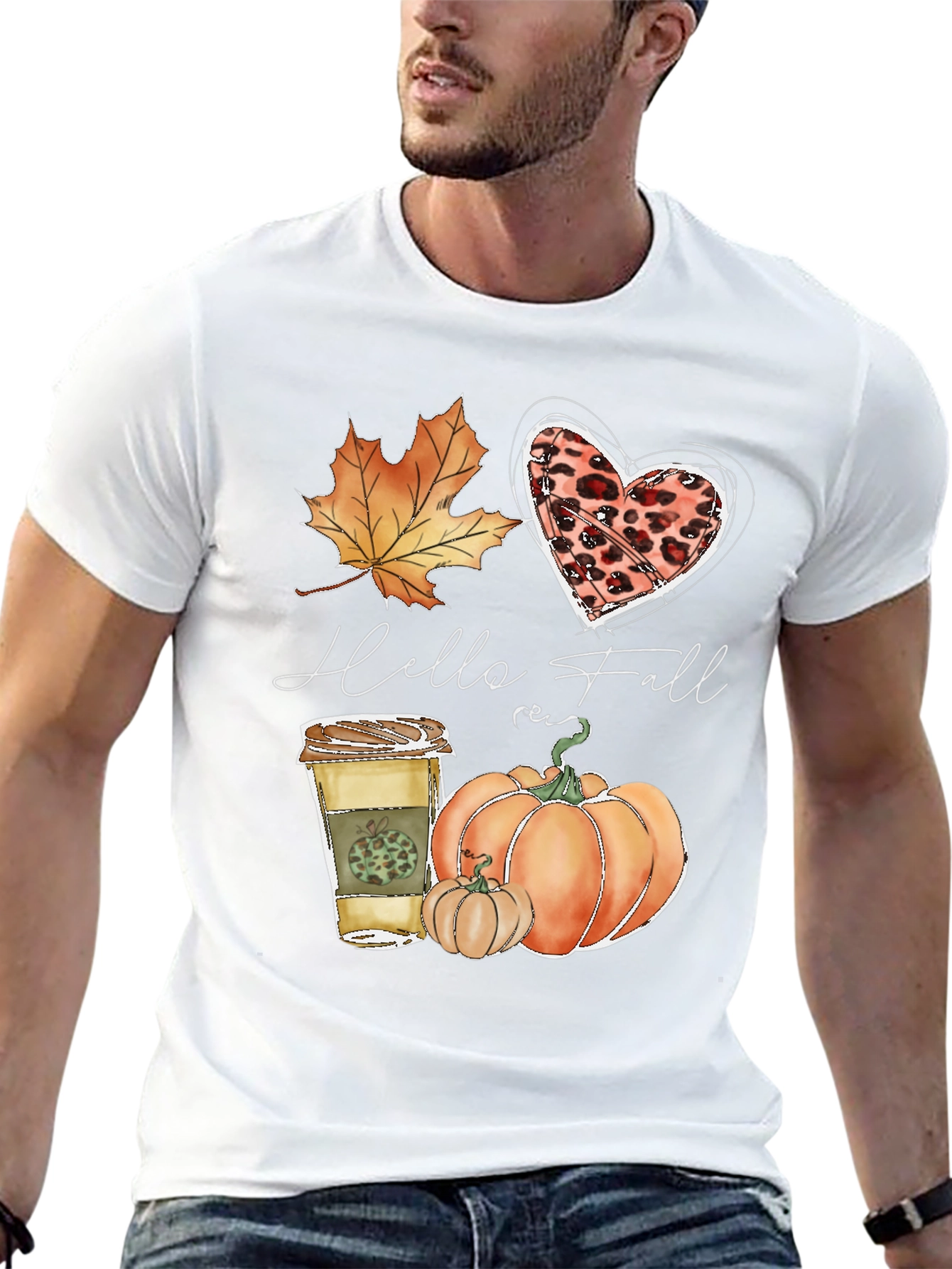 Hello Fall Graphic Tee - Autumn Vibes