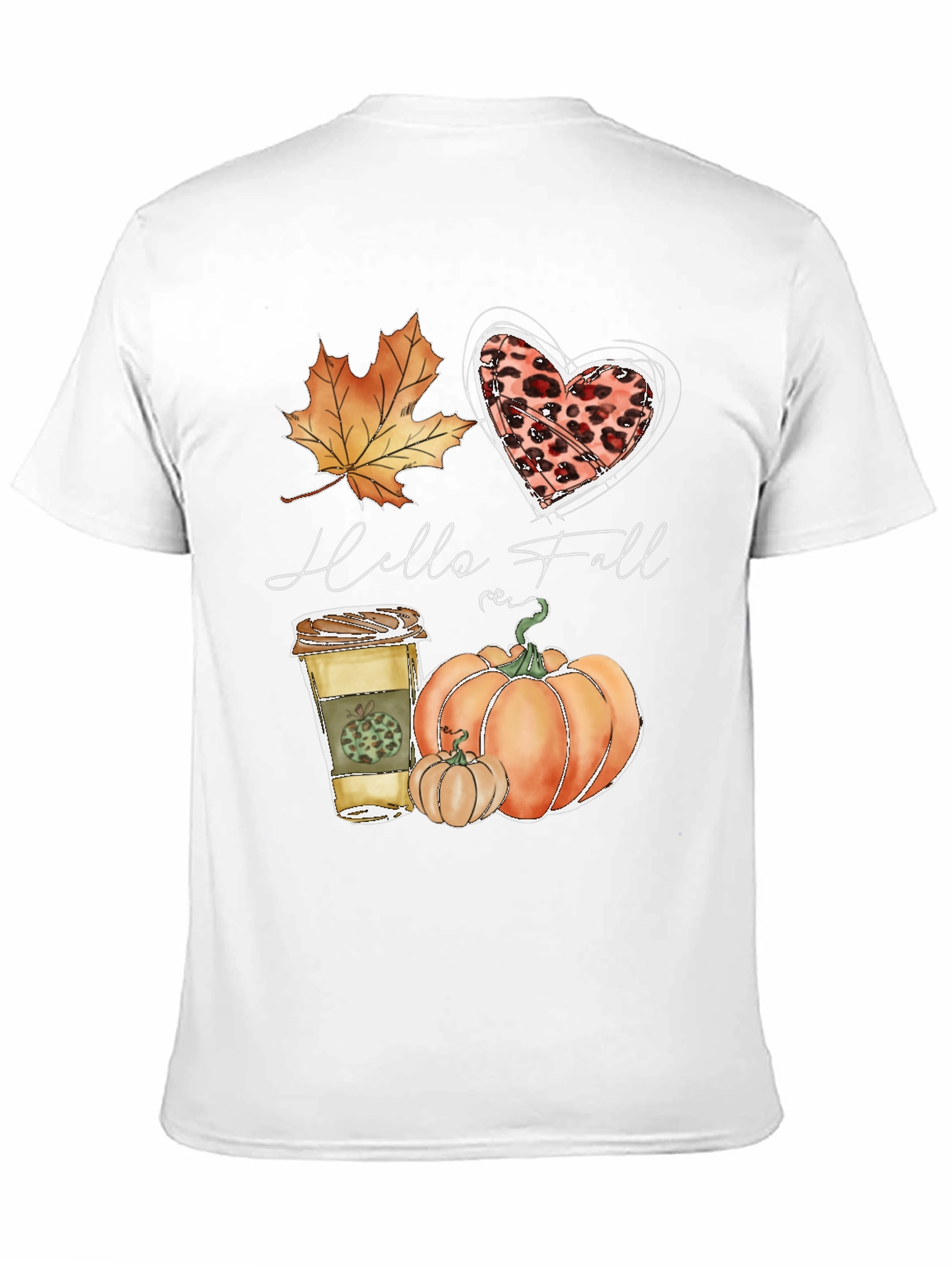 Hello Fall Graphic Tee - Autumn Vibes
