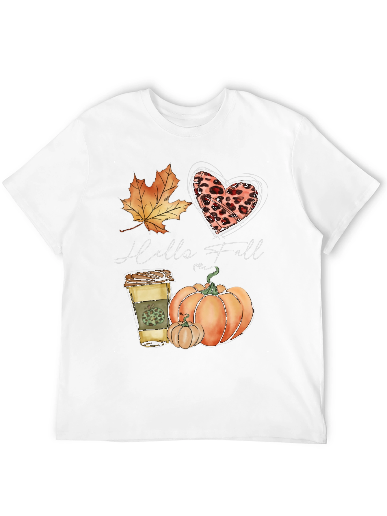 Hello Fall Graphic Tee - Autumn Vibes