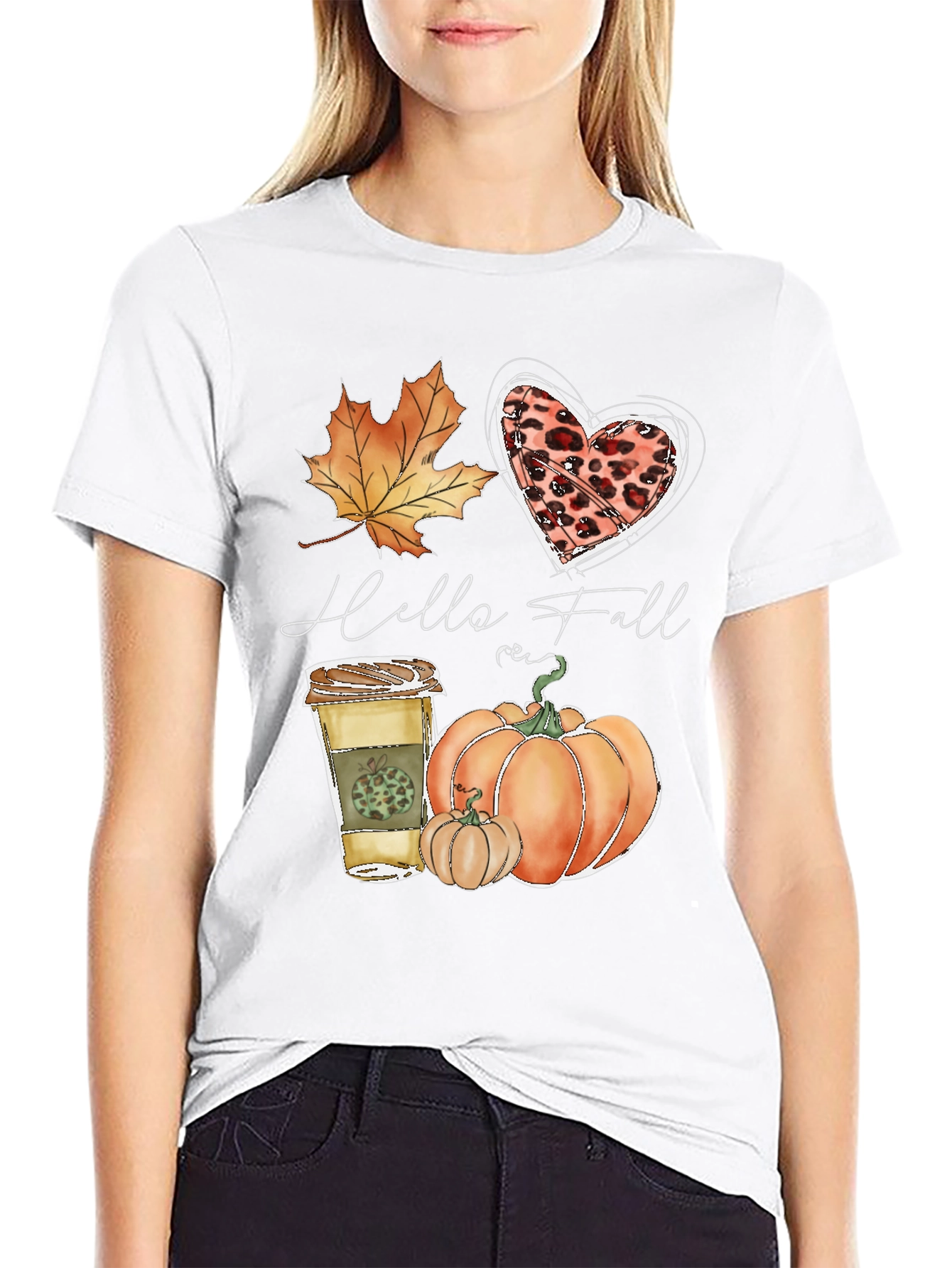 Hello Fall Graphic Tee - Autumn Vibes