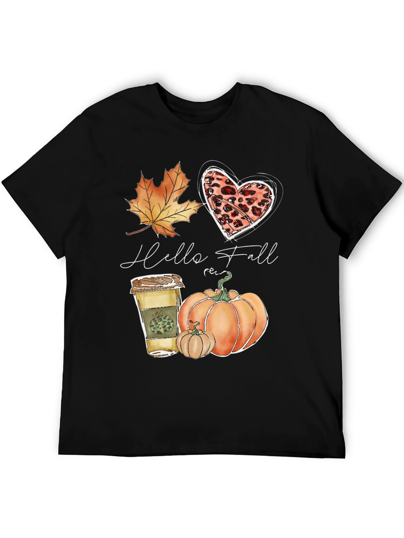 Hello Fall Graphic Tee - Autumn Vibes
