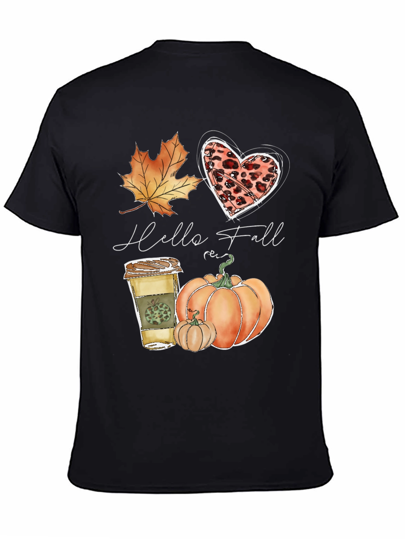 Hello Fall Graphic Tee - Autumn Vibes