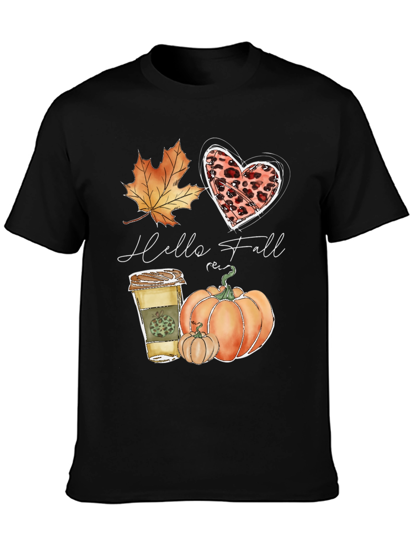 Hello Fall Graphic Tee - Autumn Vibes