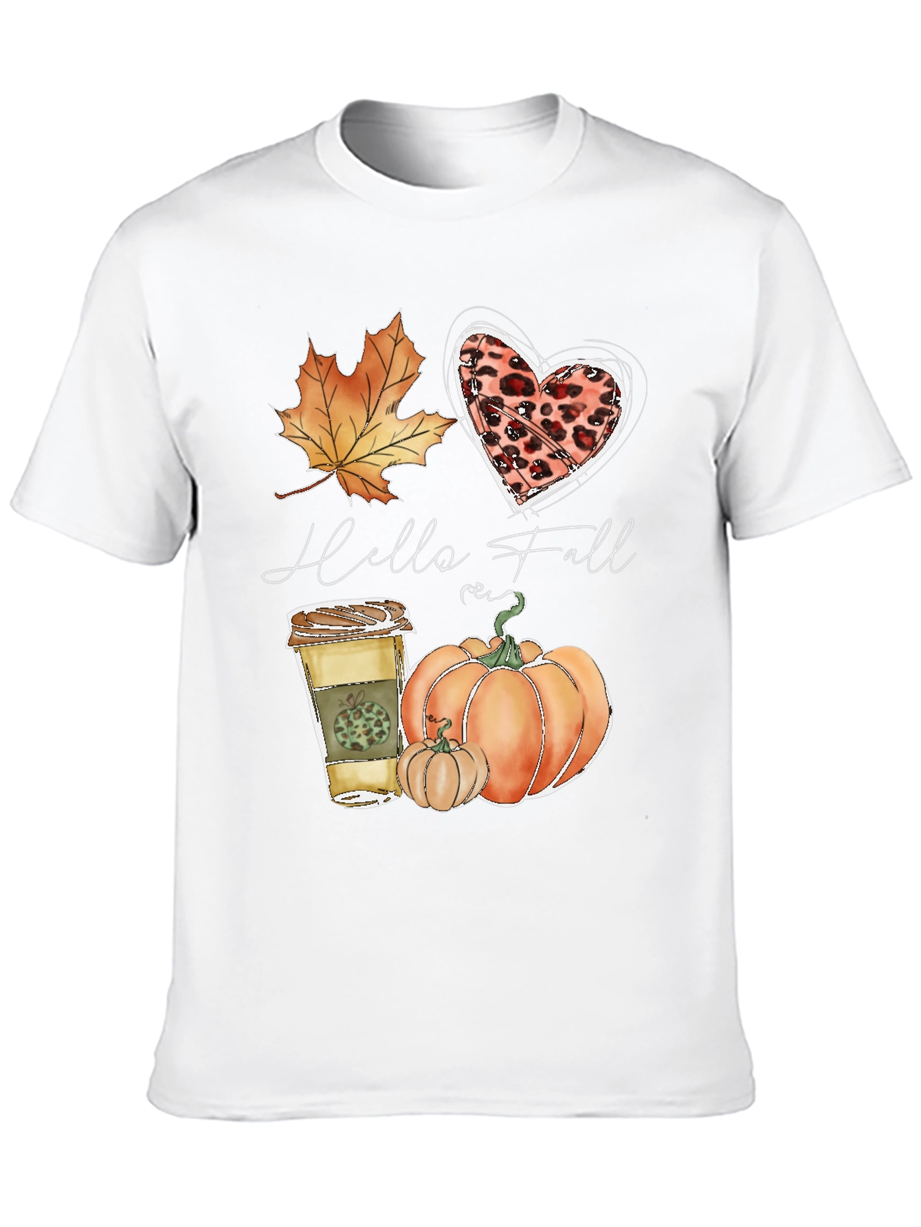 Hello Fall Graphic Tee - Autumn Vibes