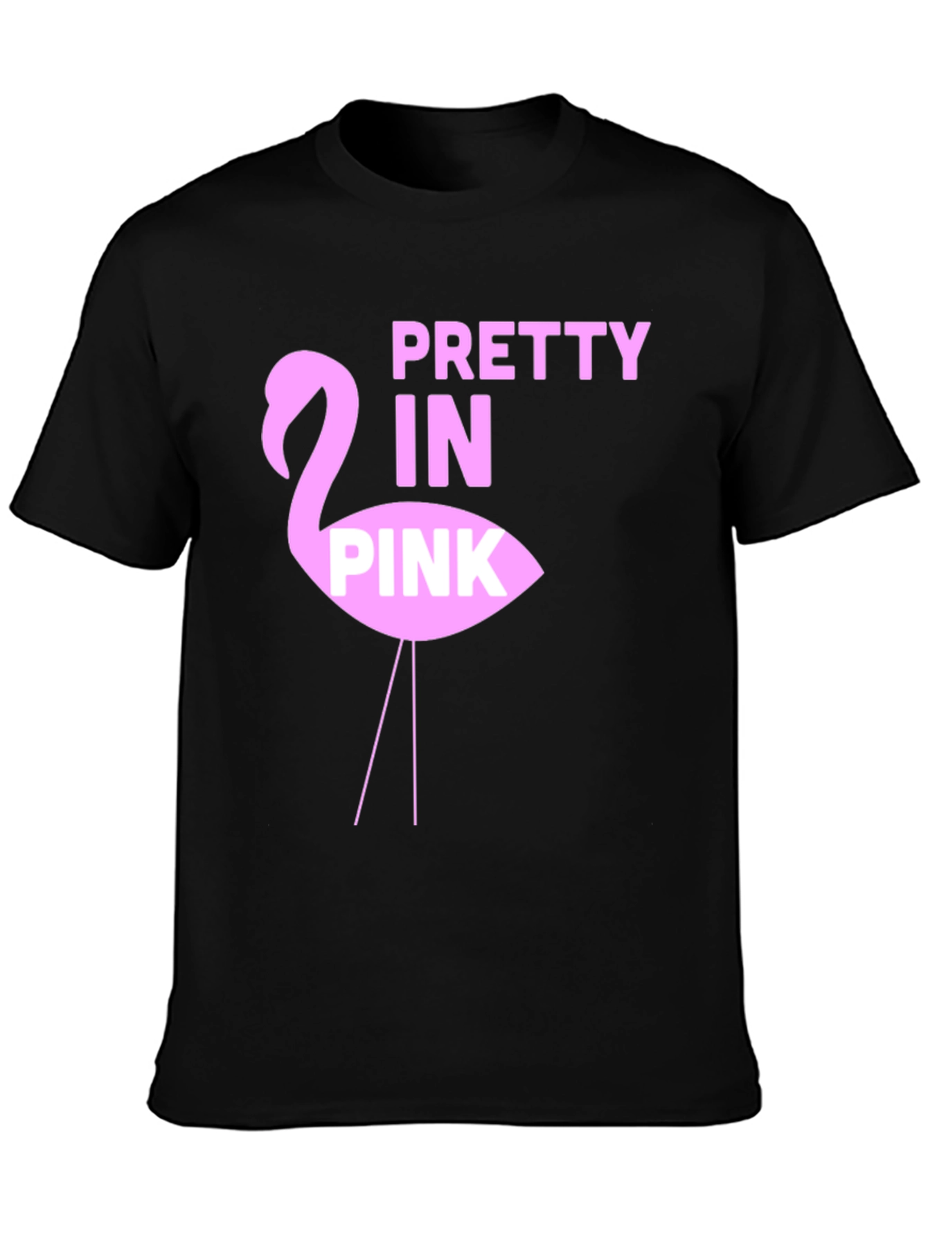 Pretty in Pink Flamingo Graphic Tee