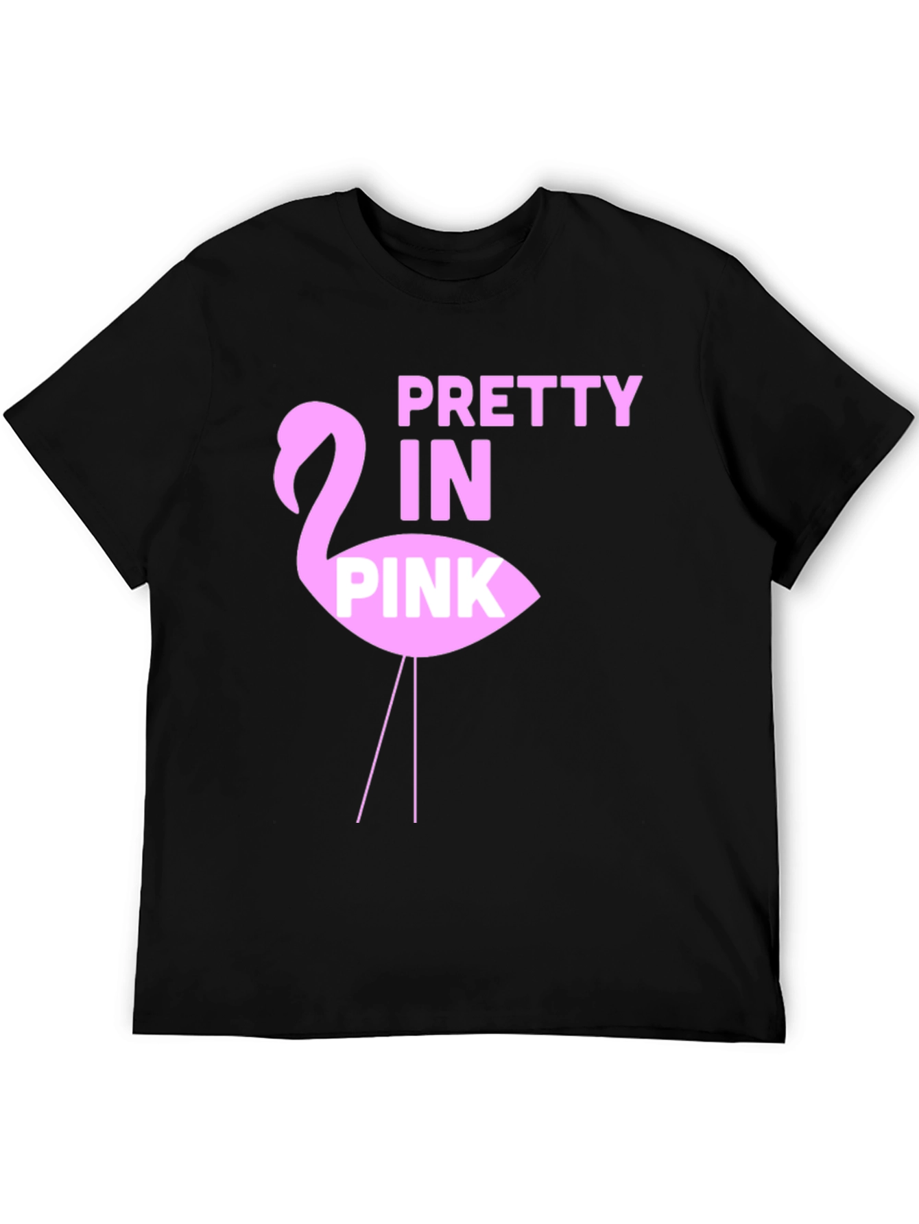 Pretty in Pink Flamingo Graphic Tee